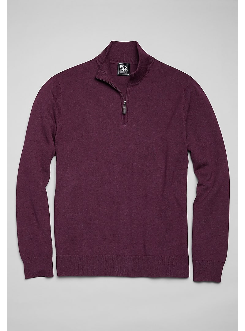 Traveler Collection Pima Cotton Quarter-Zip Sweater $14.99