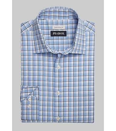 Jos. A. Bank Comfort Stretch Traditional Fit Long Sleeve Sportshirt