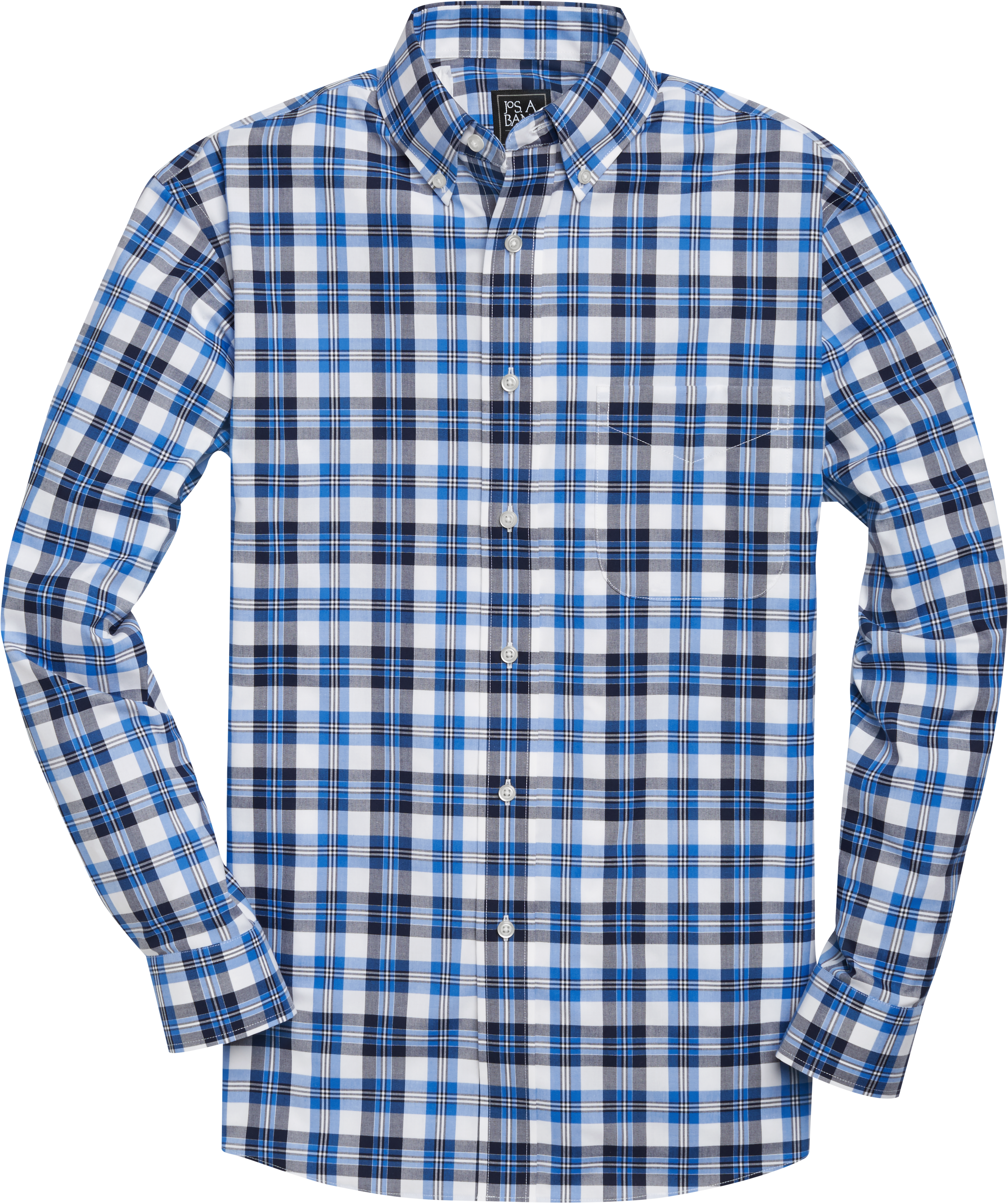 Traveler Collection Traditional Fit ButtonDown Collar Plaid Sportshirt CLEARANCE Flash Sale