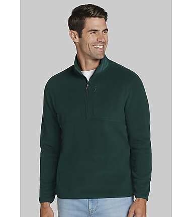Jos. A. Bank Tailored Fit Performance Fleece 1 4 Zip Pullover