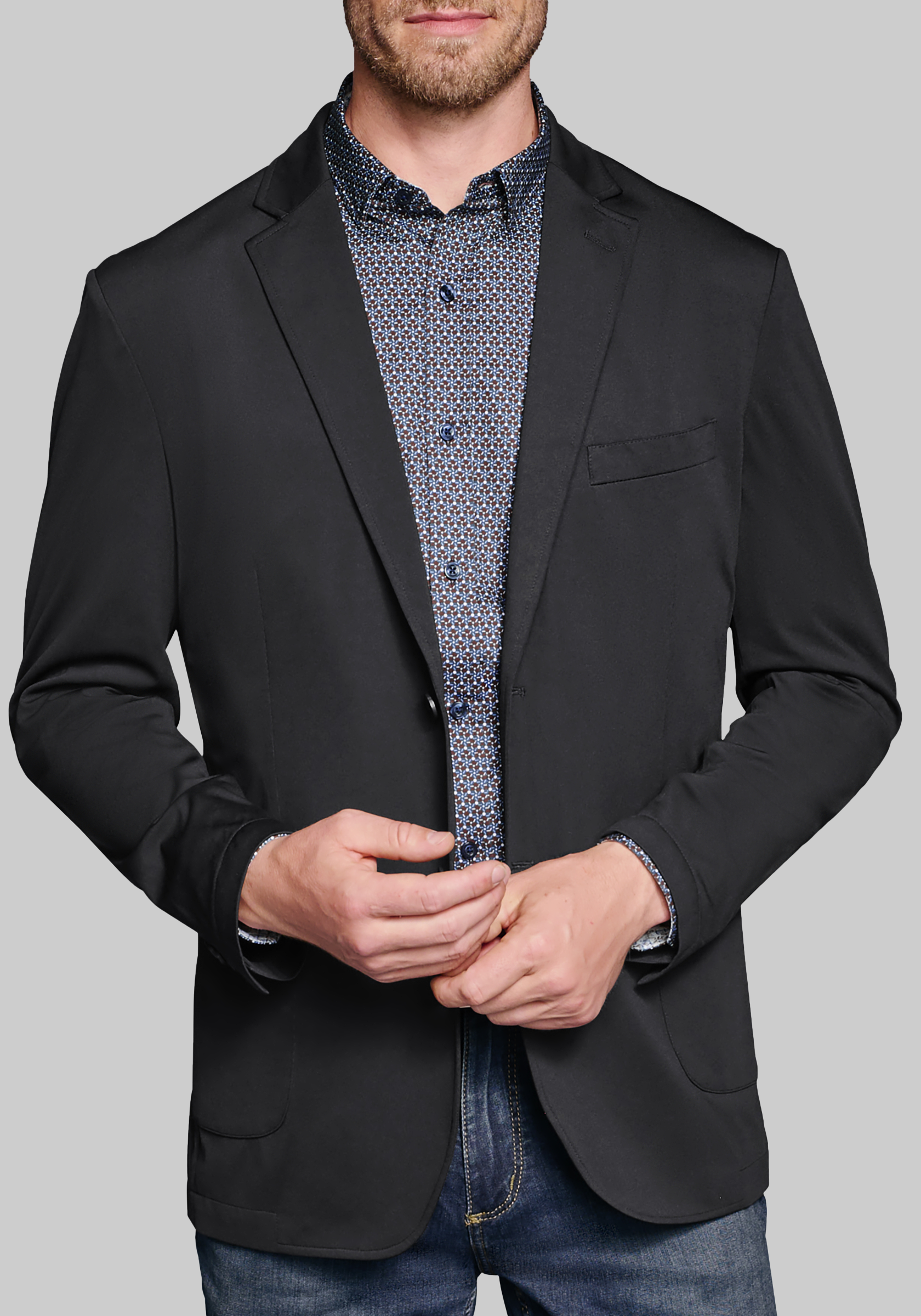 Johnston & Murphy Tailored Fit XC Flex Knit Blazer