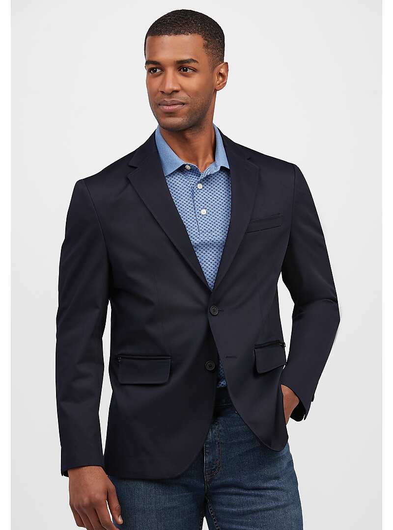 Jos. A. Bank Travel Tech Tailored Fit Soft Men's Jacket (Navy)