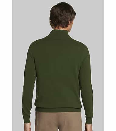 Reserve Collection Quarter Zip Cashmere Sweater