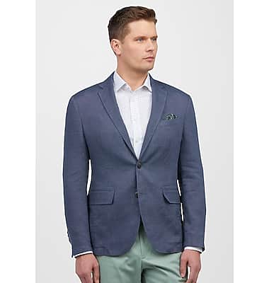 Reserve Collection Tailored Fit Sorona Soft Jacket (Dark Blue)