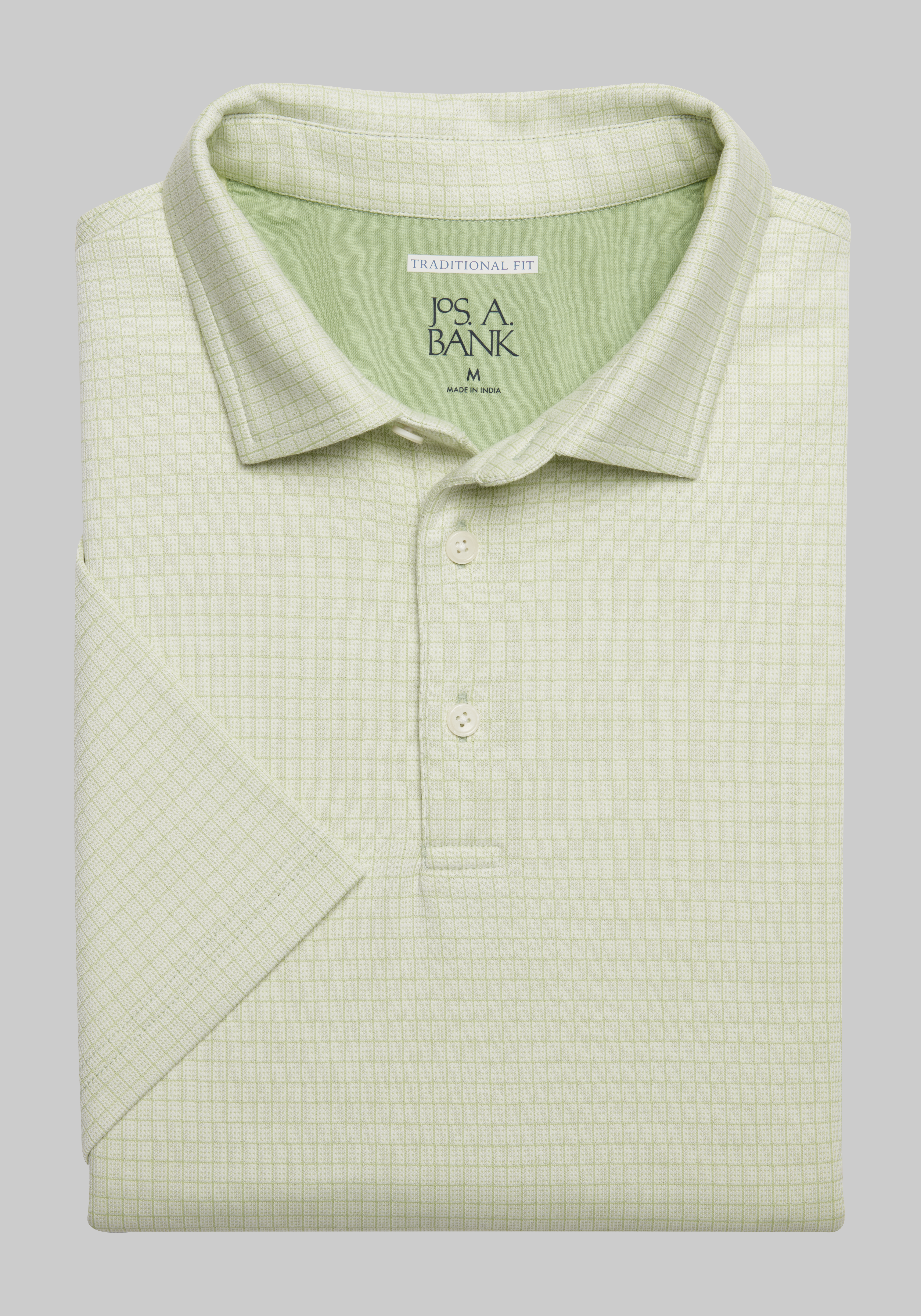 Jos. A. Bank Traditional Fit Square Jacquard Polo