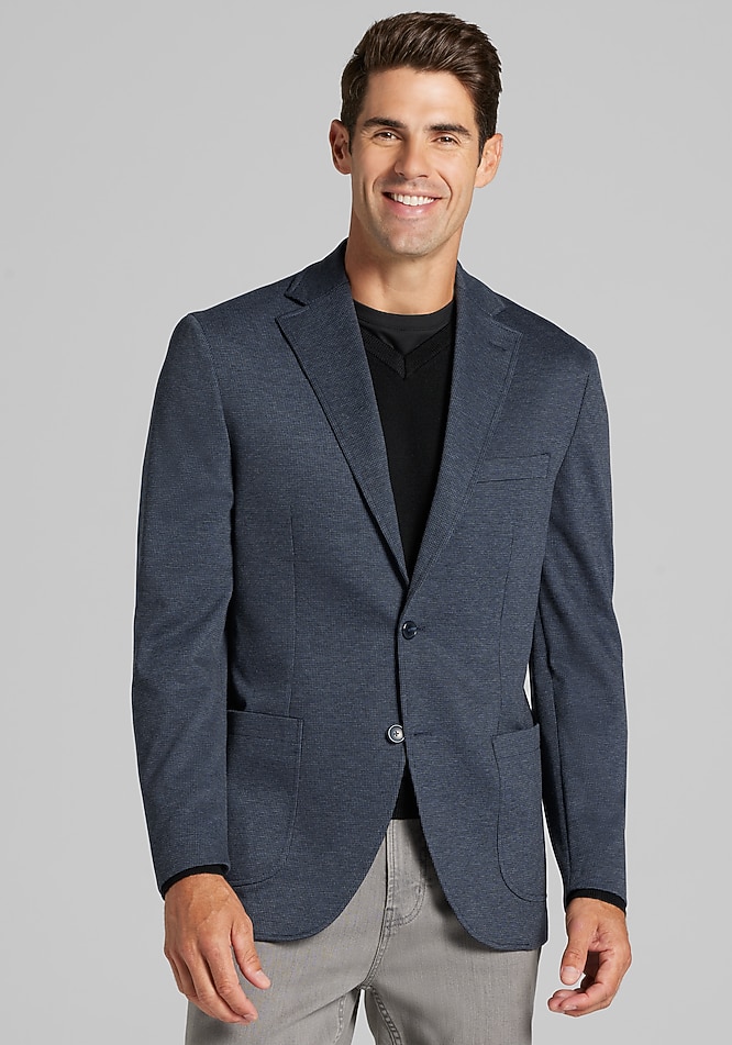Jos. A. Bank Tailored Fit Houndstooth Soft Jacket CLEARANCE - All