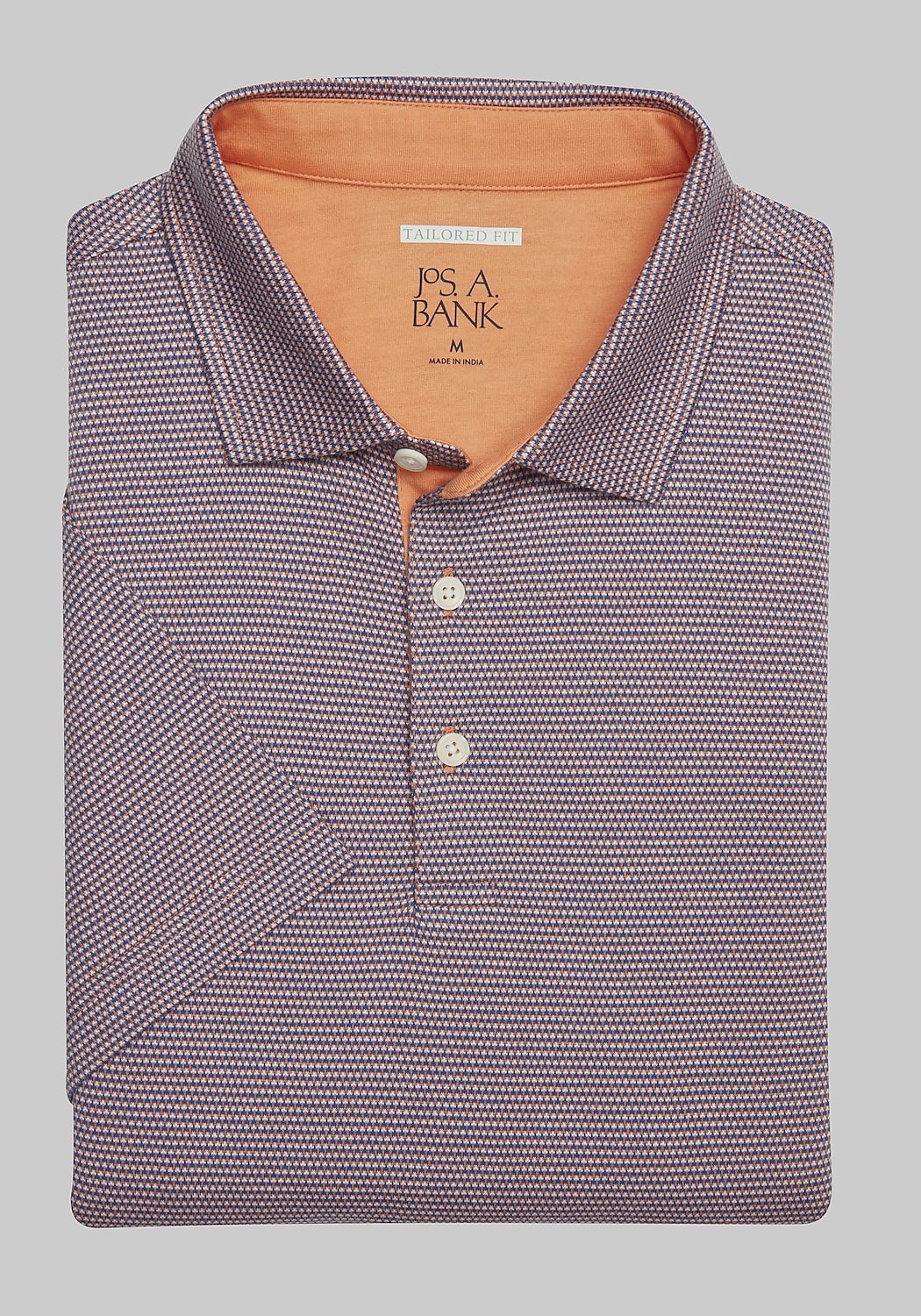 Jos. A. Bank Tailored Fit Diamond Jacquard Polo CLEARANCE