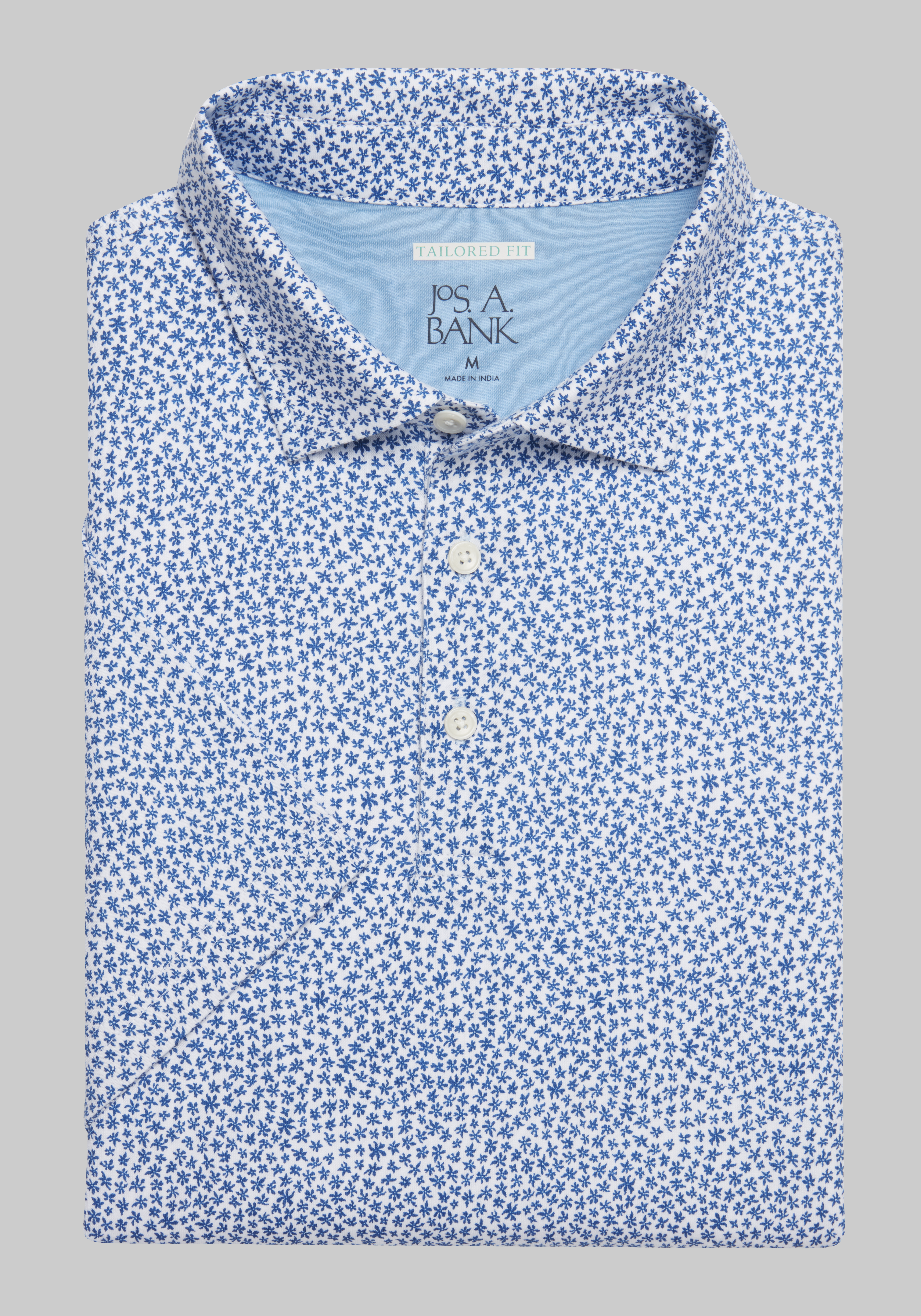 Jos. A. Bank Tailored Fit Flower Print Polo CLEARANCE - All