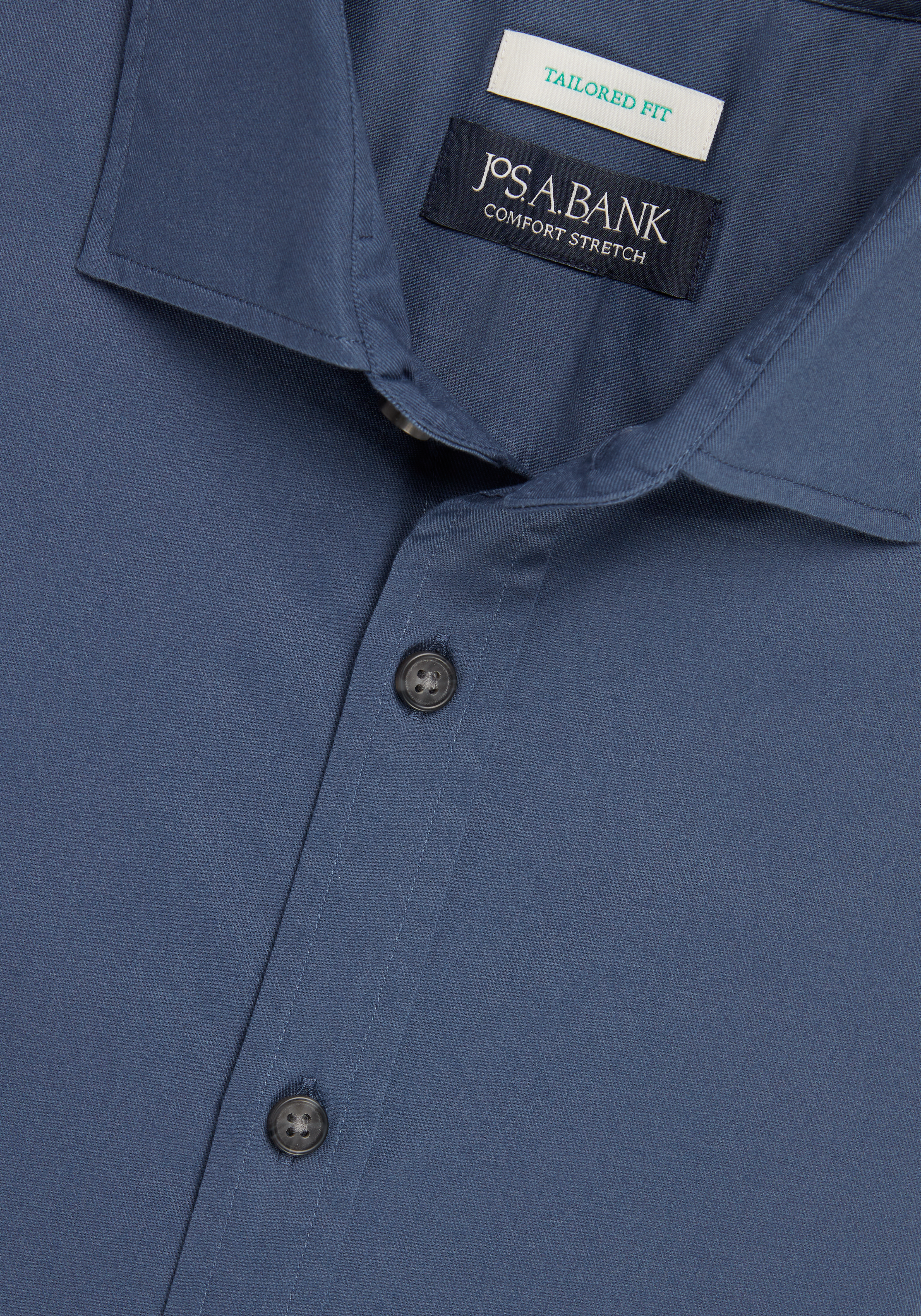 Jos. A. Bank Tailored Fit Solid Twill Sportshirt - Big & Tall CLEARANCE