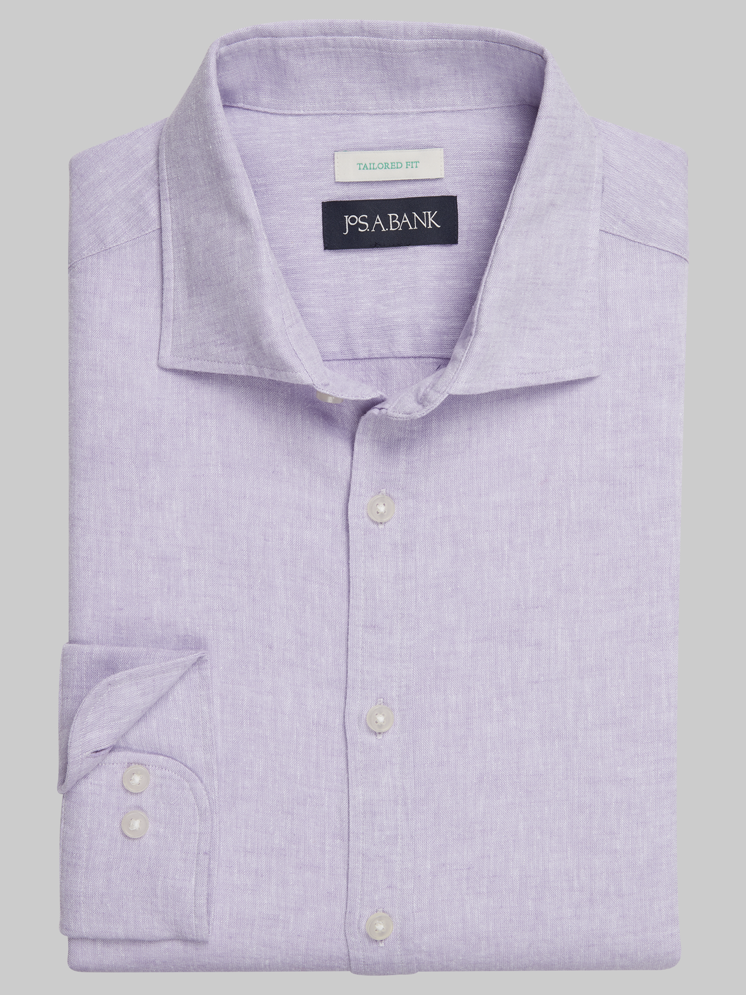 Men's CLEARANCE, Jos. A. Bank Tailored Fit Linen Blend Sportshirt - Big & Tall CLEARANCE - Jos A Bank