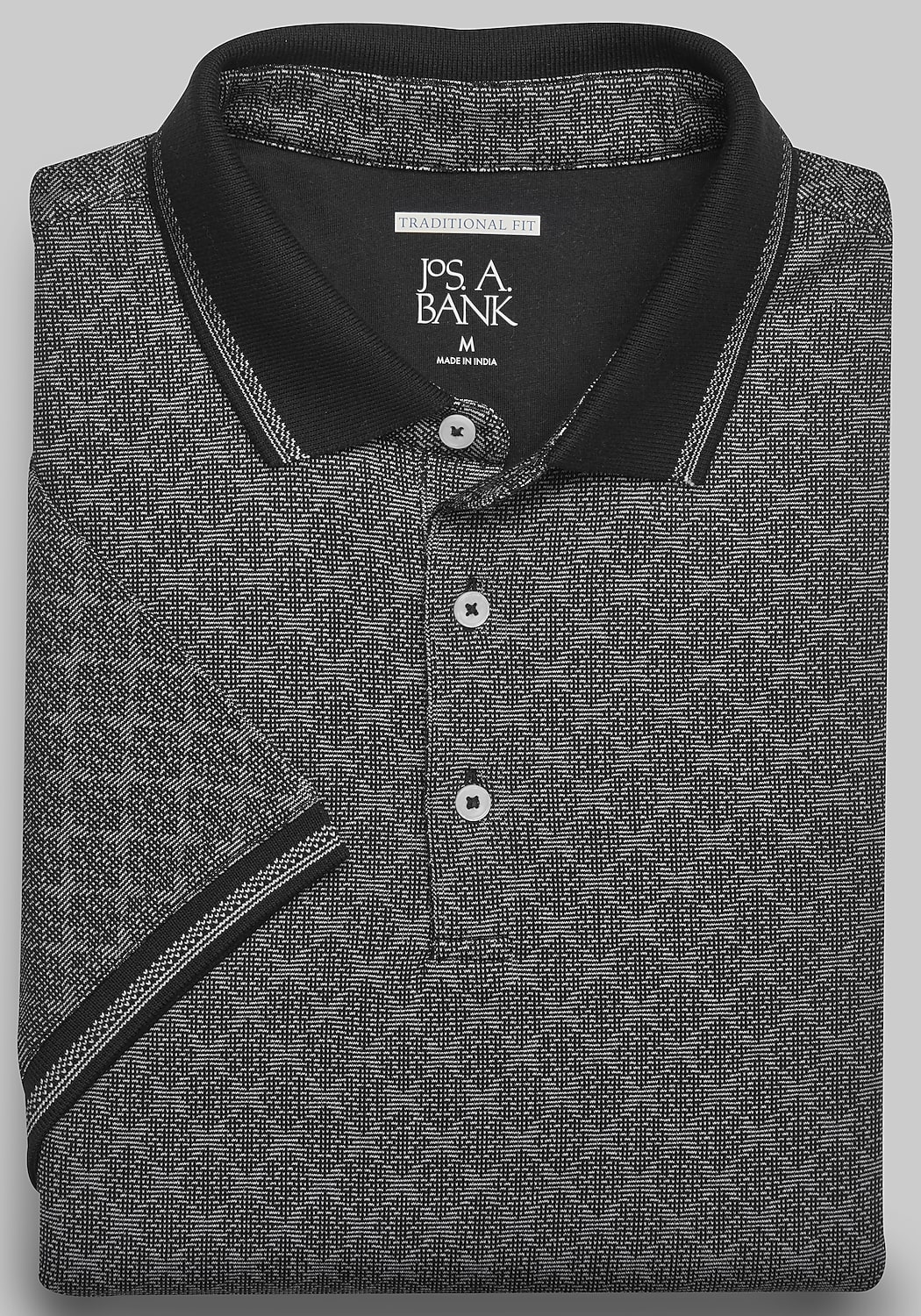 Traveler Collection Traditional Fit Comfort Stretch Jacquard Polo - Big & Tall CLEARANCE