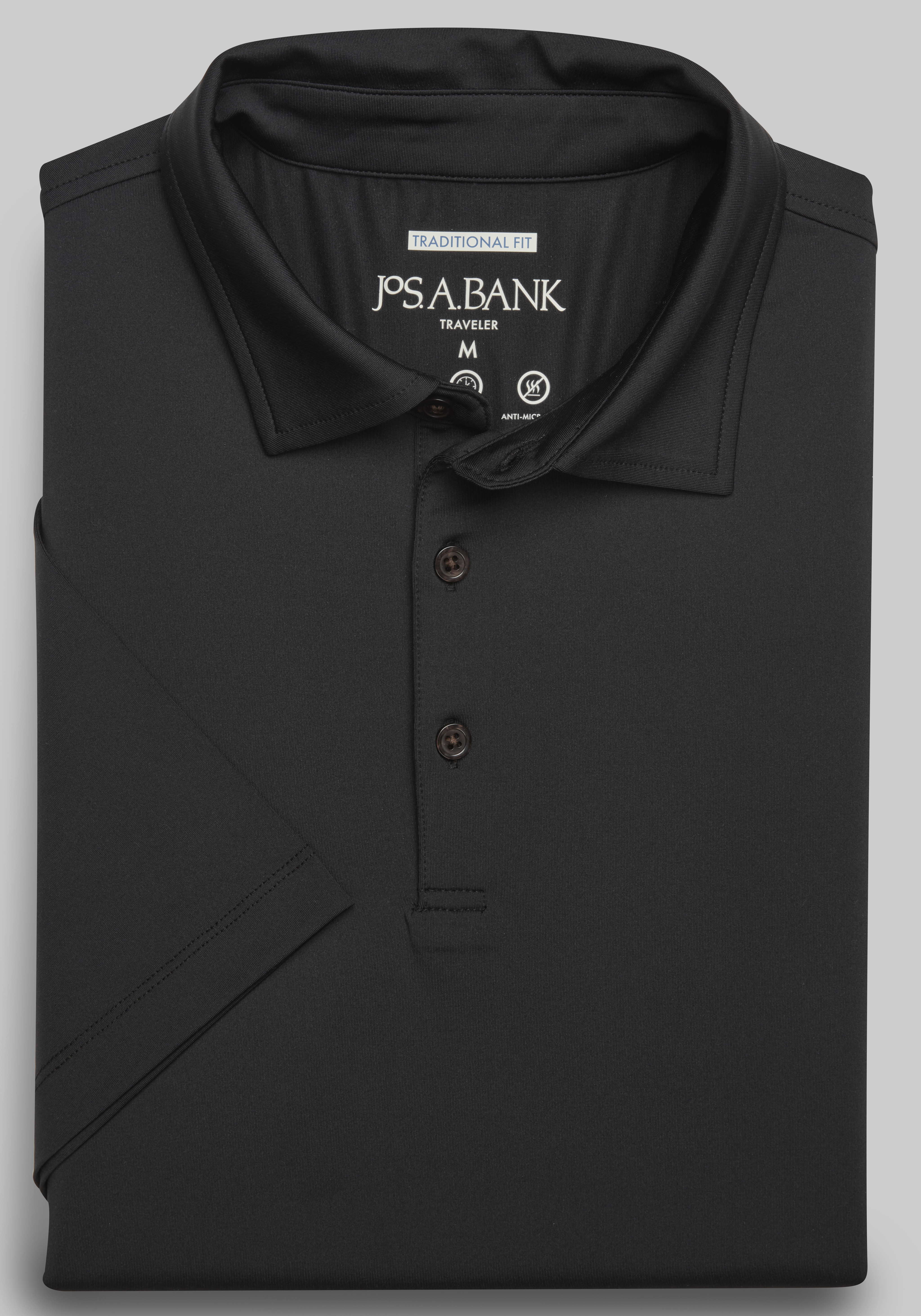 Men's CLEARANCE, Traveler Collection Traditional Fit Performance Polo Shirt CLEARANCE - Jos A Bank