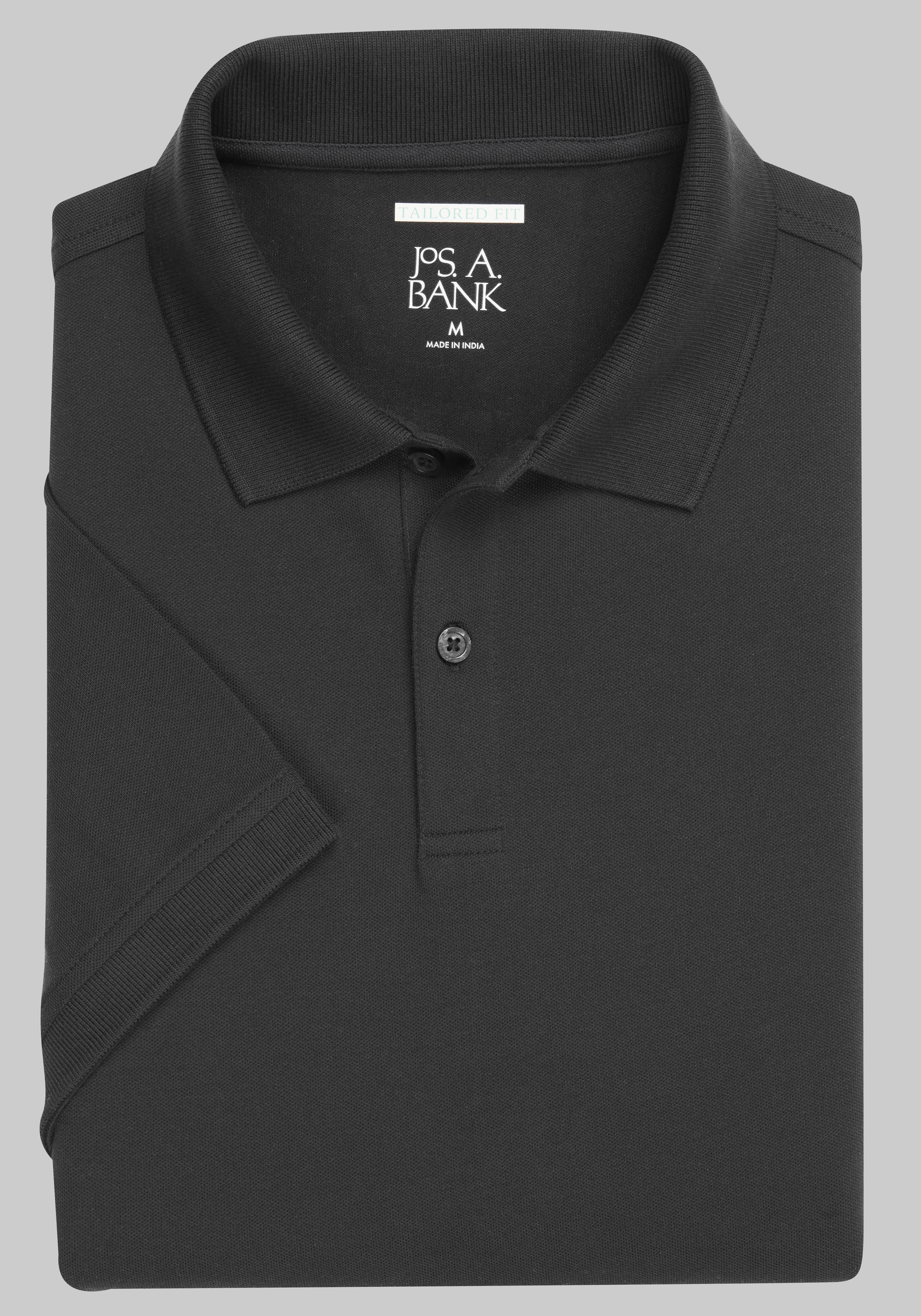 Jos. A. Bank Comfort Stretch Traditional Fit Interlock Polo
