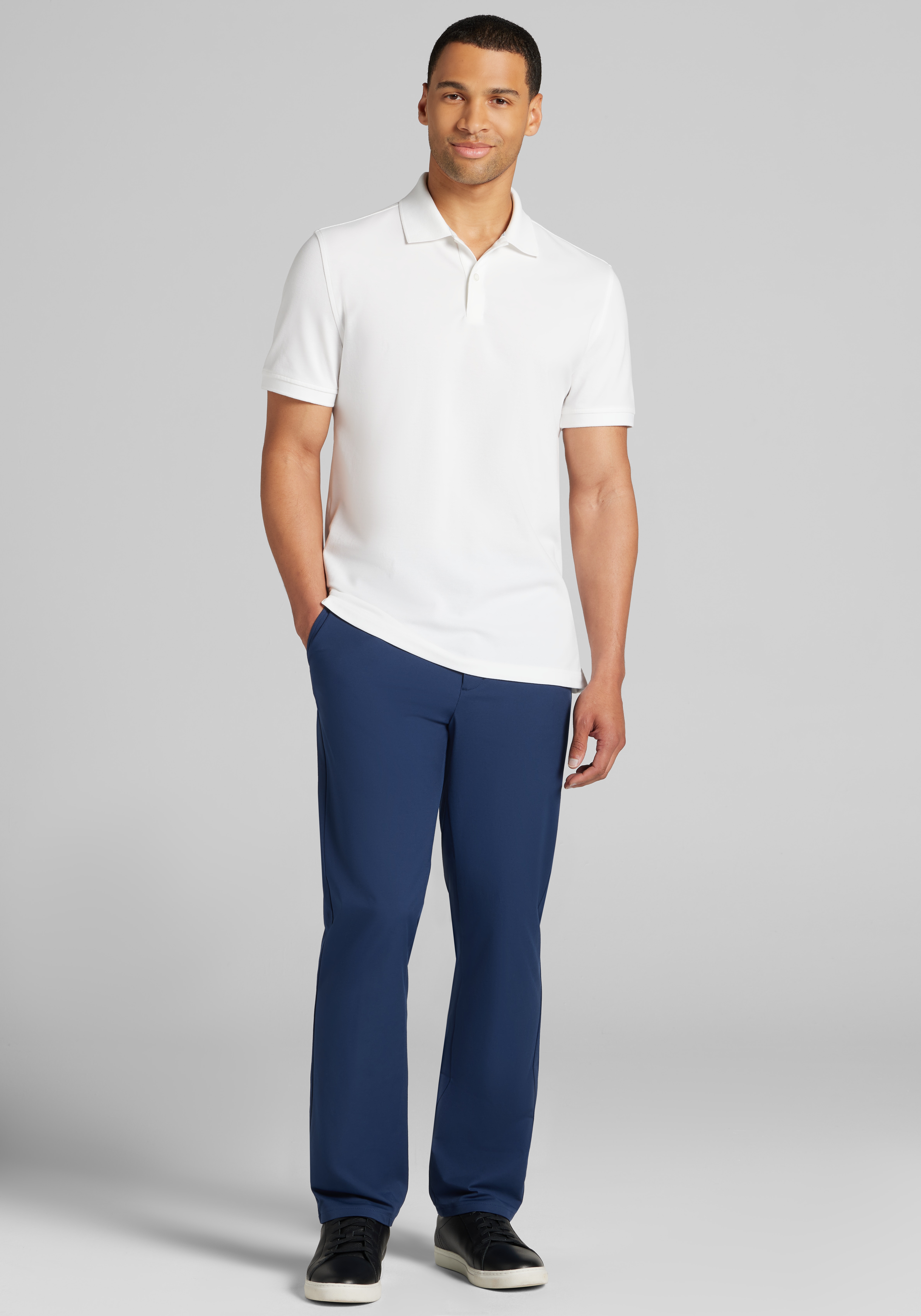 Jos. A. Bank Tailored Fit Comfort Stretch Pique Polo