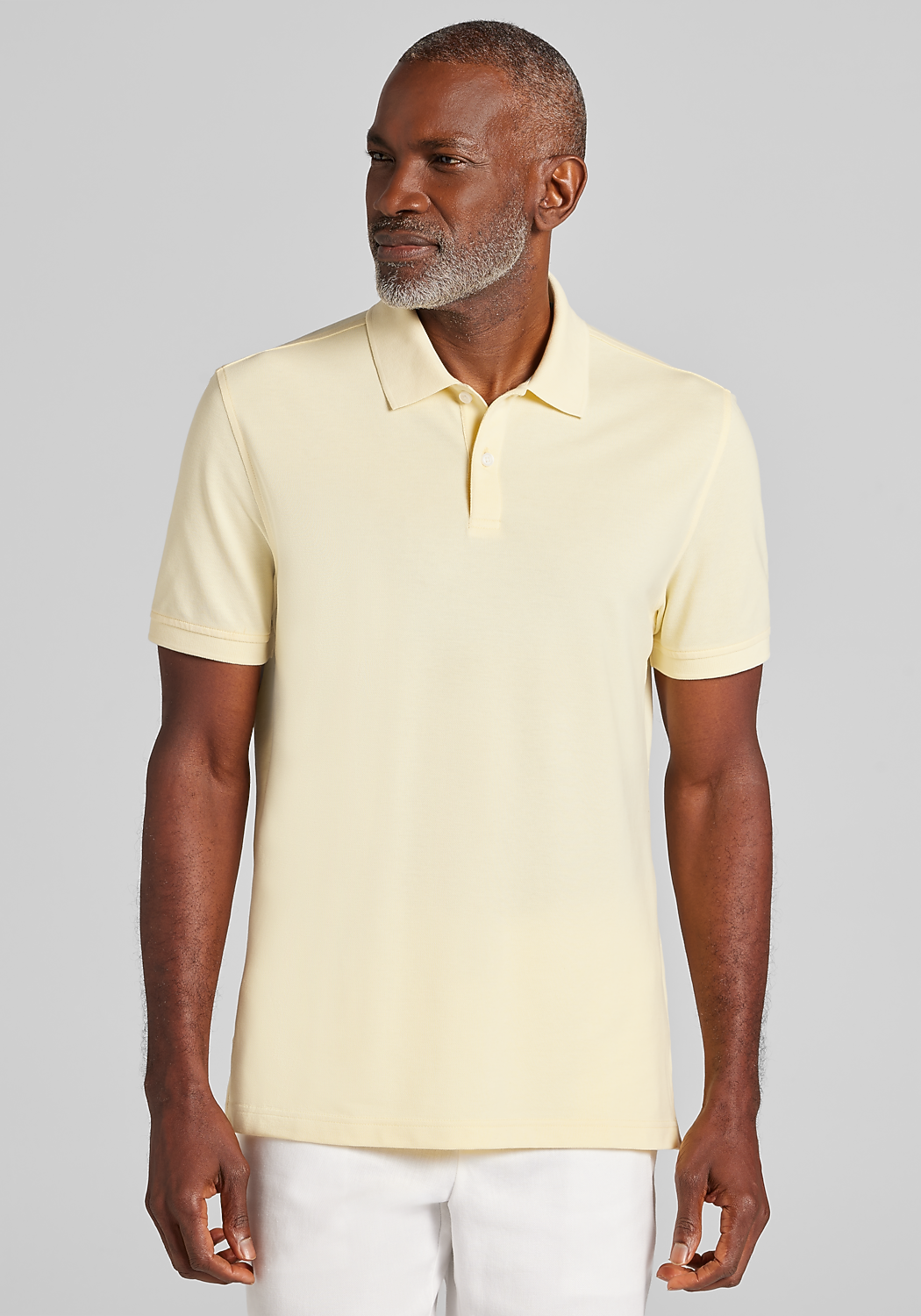 Jos. A. Bank Comfort Stretch Tailored Fit Pique Polo