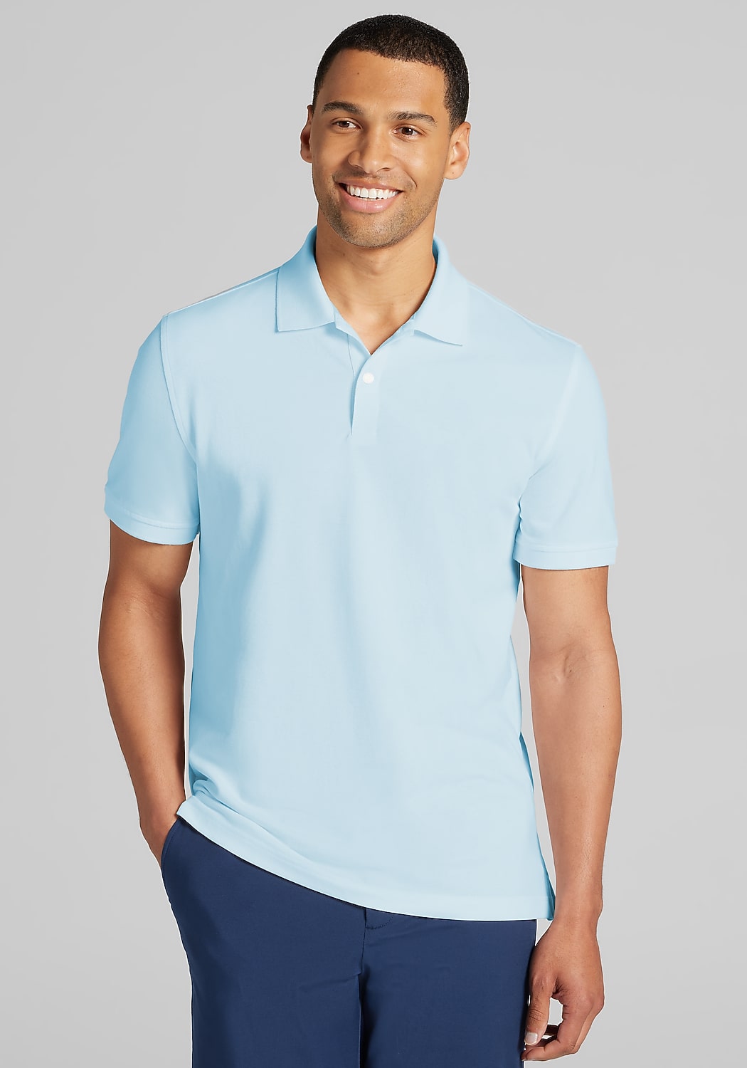 Jos. A. Bank Tailored Fit Comfort Stretch Pique Polo