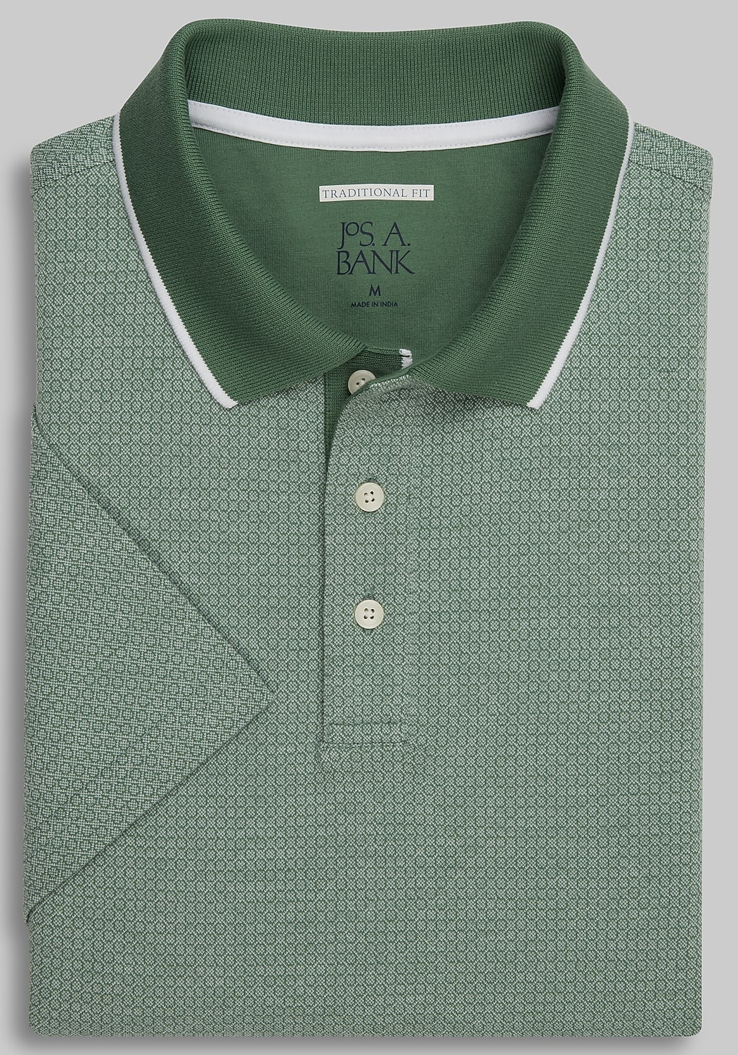 Jos. A. Bank Traditional Fit Comfort Stretch Jacquard Polo CLEARANCE