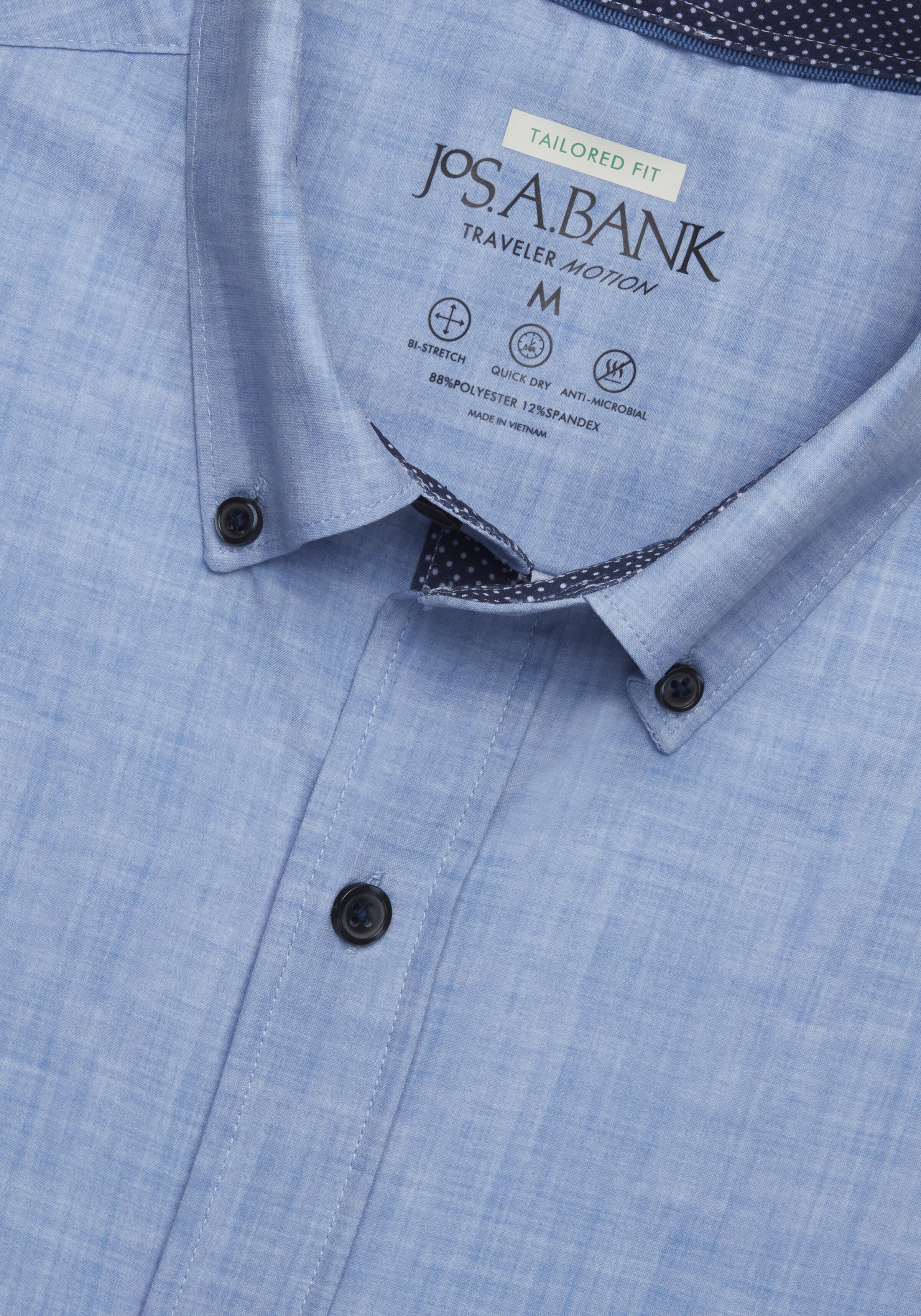 Traveler® Motion Tailored Fit 4 Way Stretch Short Sleeve Sportshirt CLEARANCE