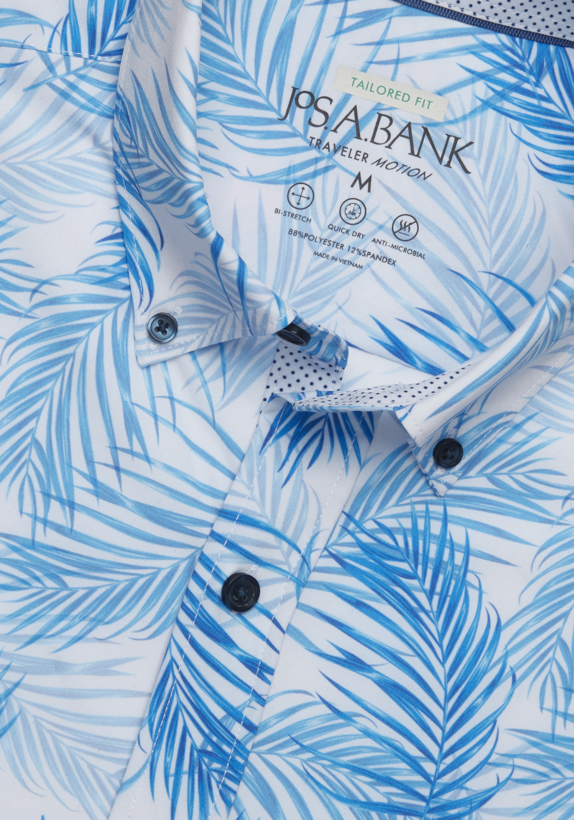 Traveler® Motion Tailored Fit Palm 4-Way Stretch Short Sleeve Sportshirt CLEARANCE