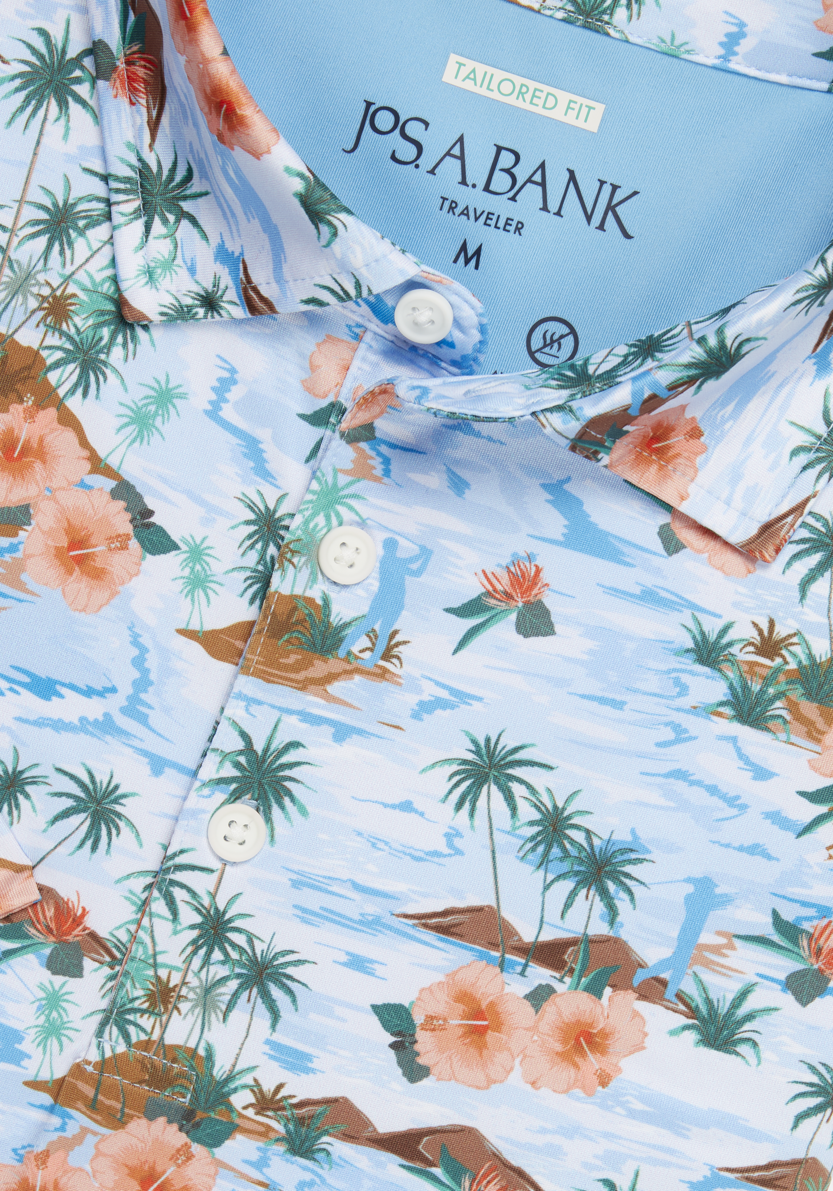 Traveler® Performance Tailored Fit Golf Polo CLEARANCE