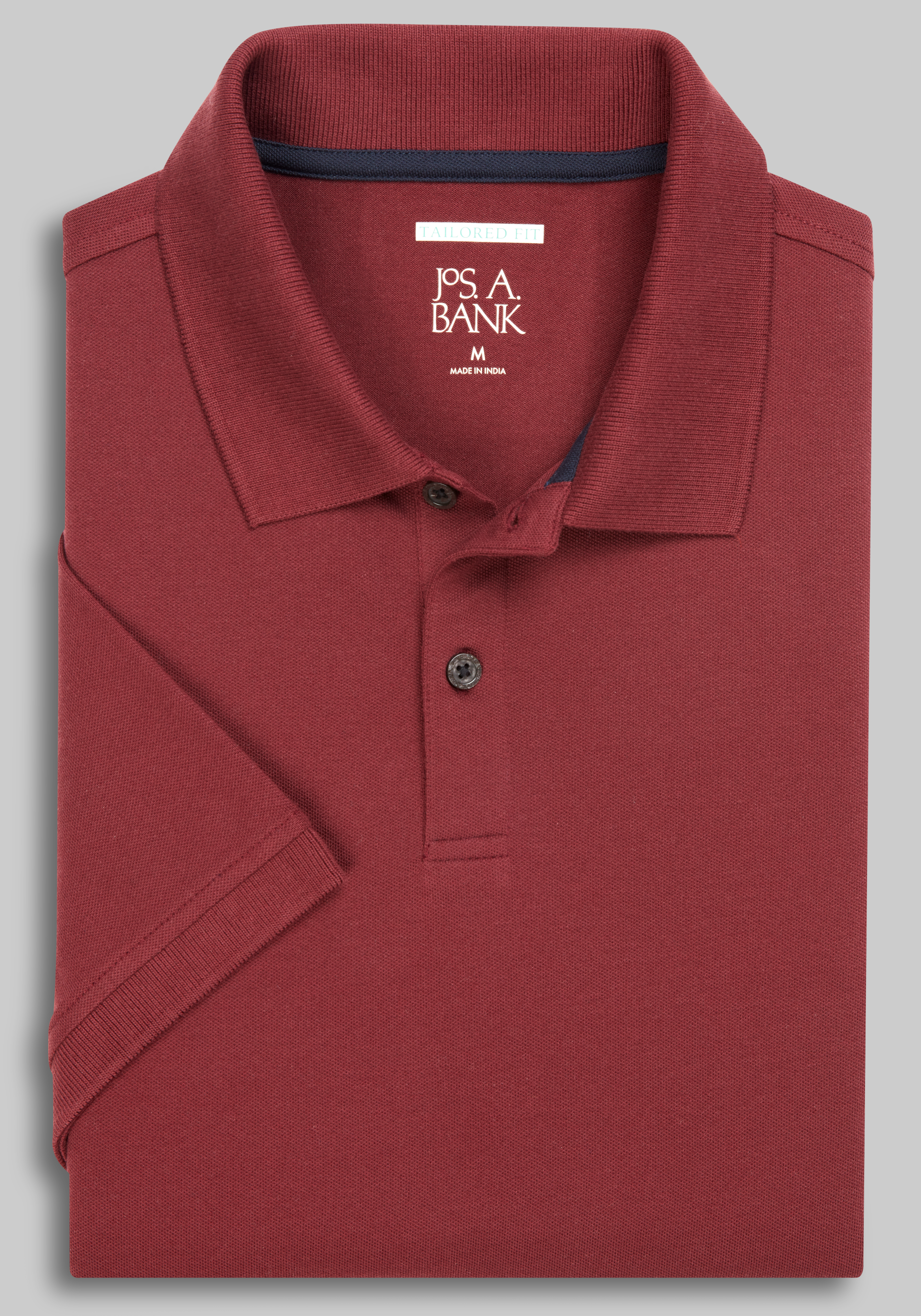 Men's Casual Tops, Jos. A Bank Tailored Fit Comfort Stretch Pique Polo - Jos A Bank