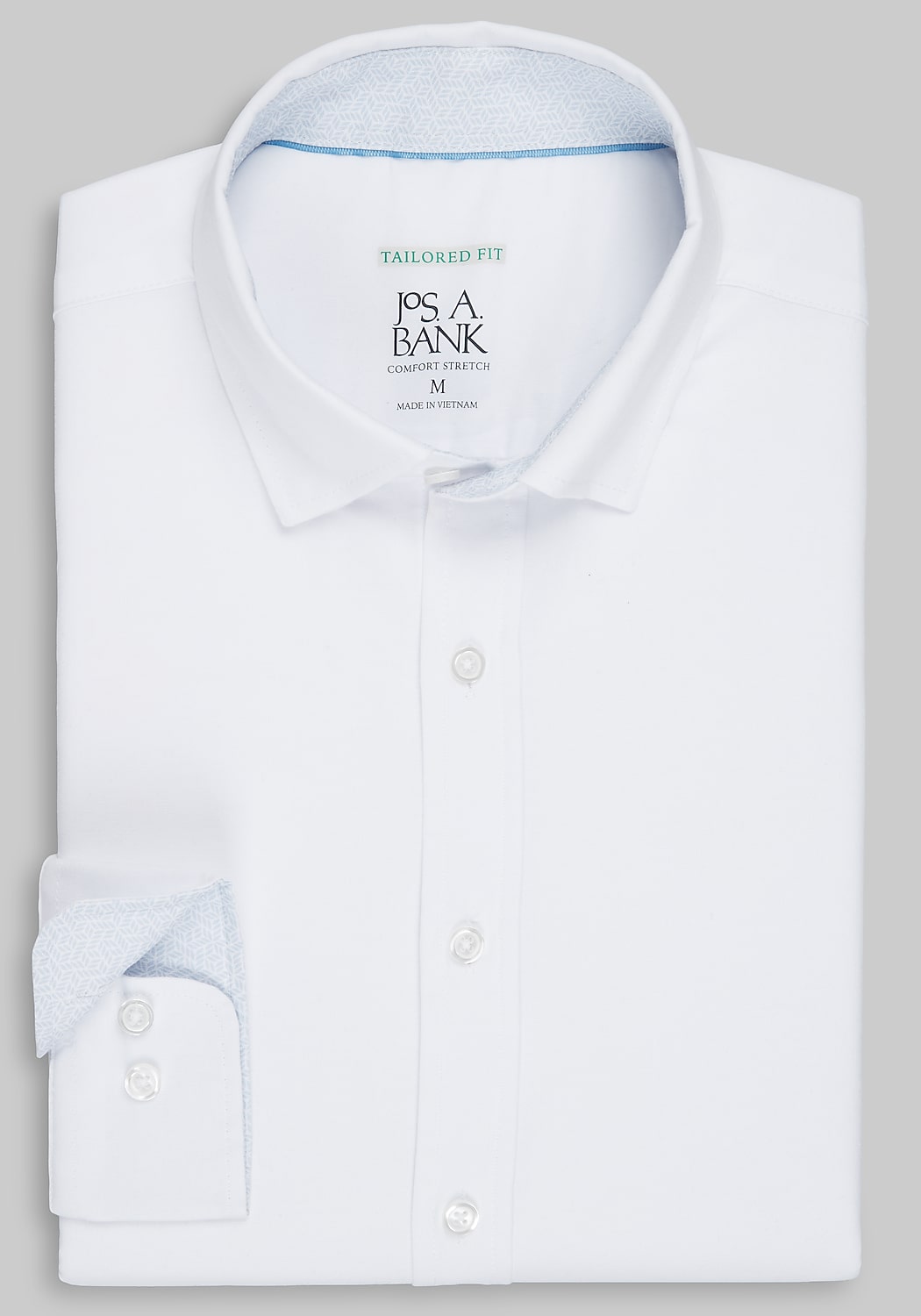 Traveler Collection Tailored Fit Solid Hybrid Sportshirt - Big & Tall