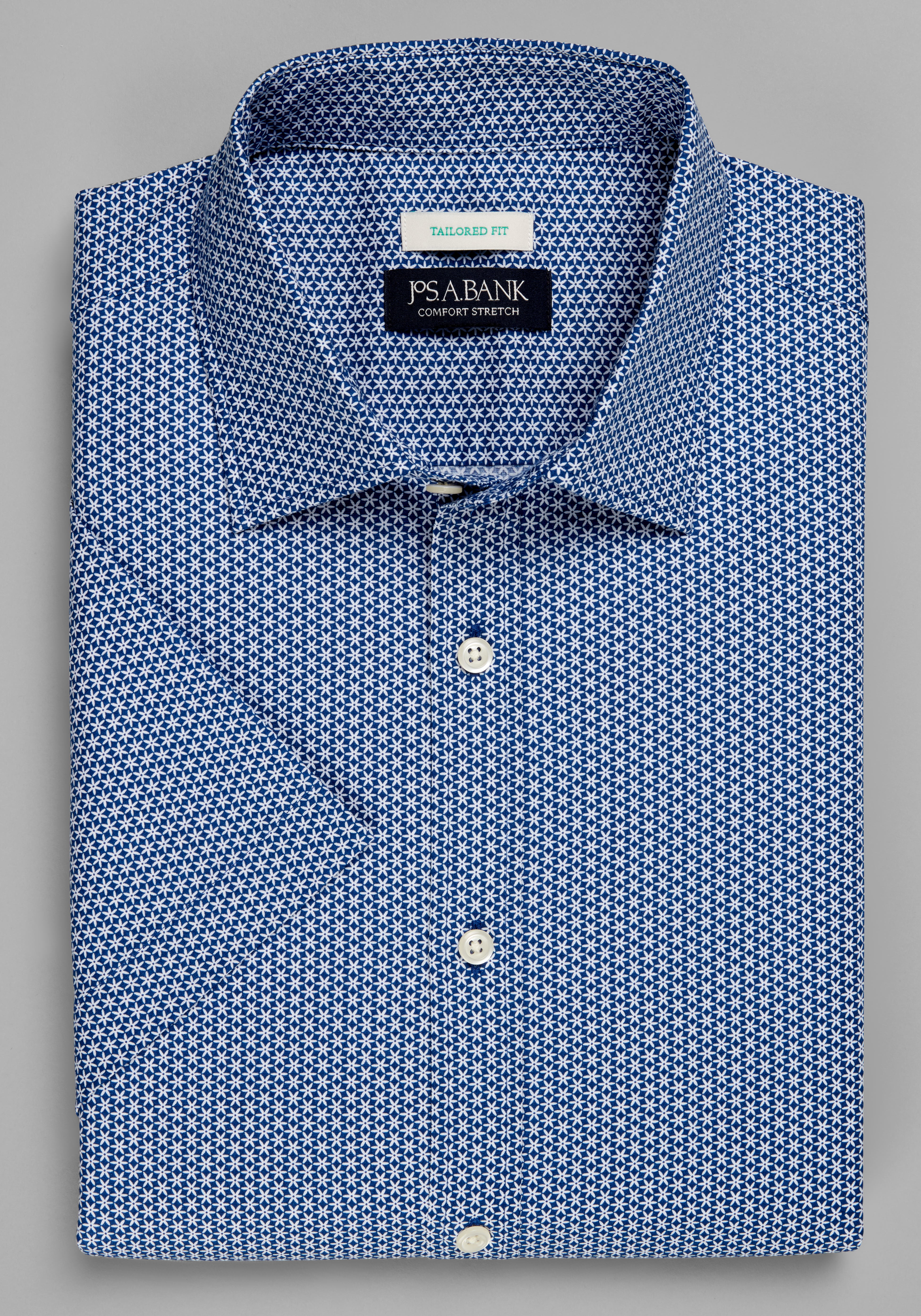Men's Sale, Jos. A. Bank Tailored Fit Star Short Sleeve Sportshirt - Big & Tall - Jos A Bank