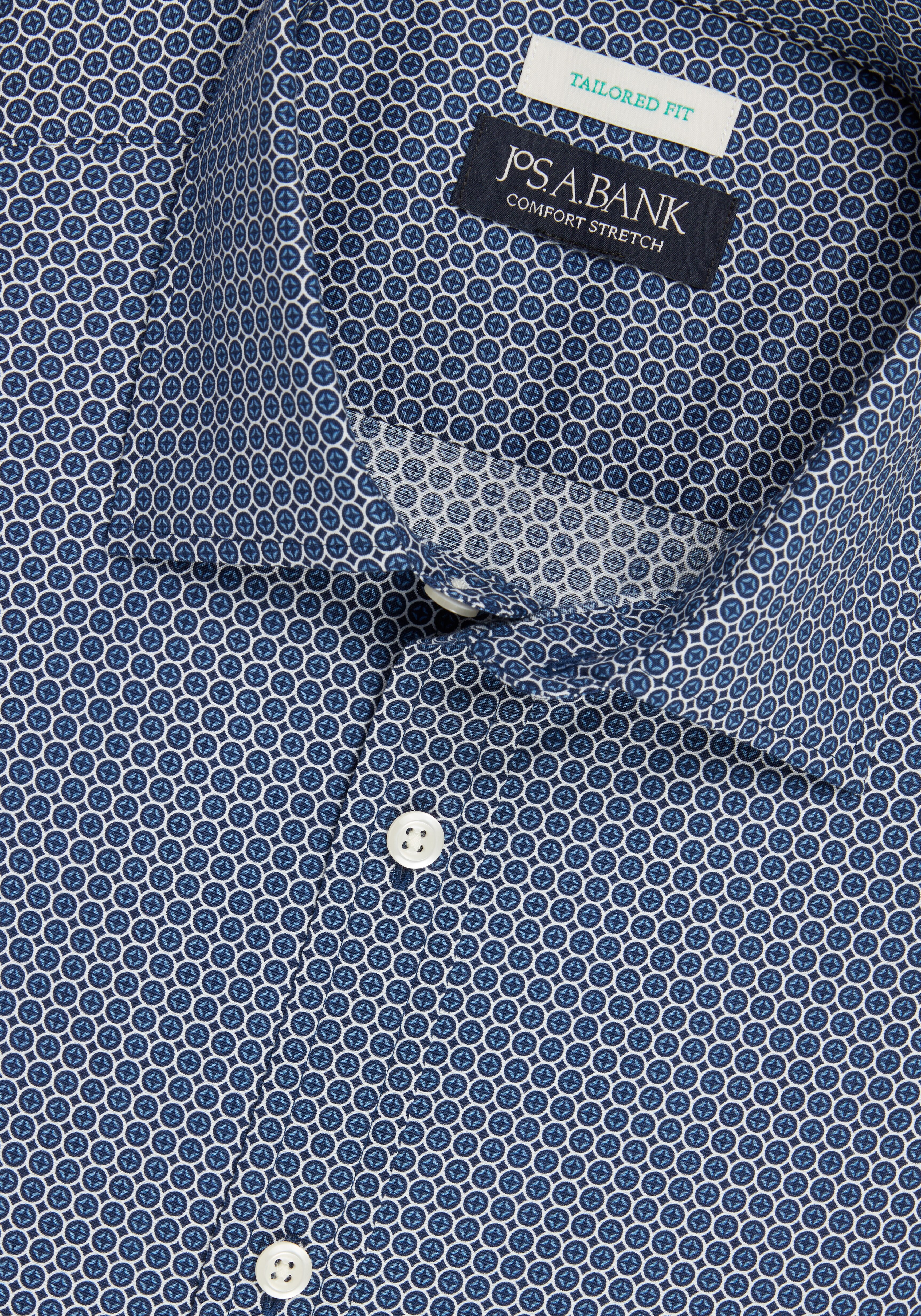 Jos. A. Bank Tailored Fit Stacked Circles Sportshirt CLEARANCE