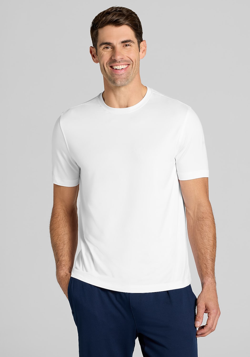 Traveler&reg; COOL<i>MOTION</i> Tailored Fit Crew Neck Tee - Big & Tall