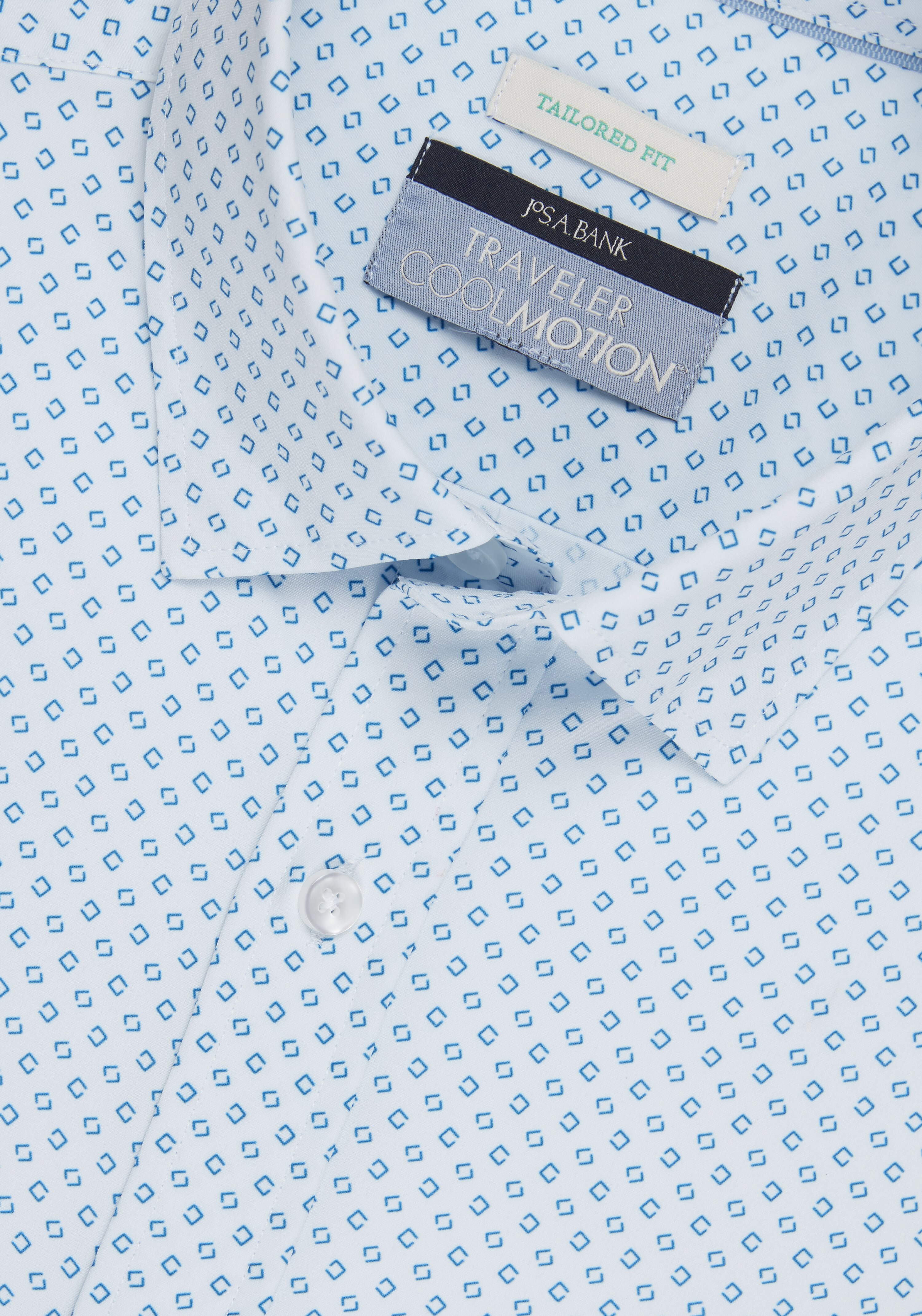 Traveler® Collection Tailored Fit Broken Box 4-Way Stretch Sportshirt - Big & Tall CLEARANCE