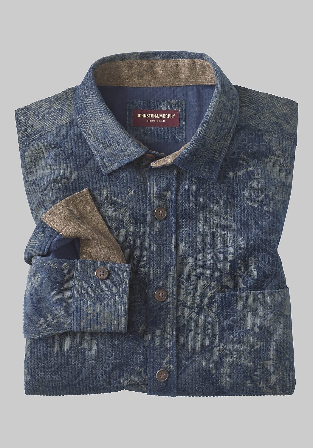 Johnston & Murphy Tailored Fit Cutler Corduroy Shirt