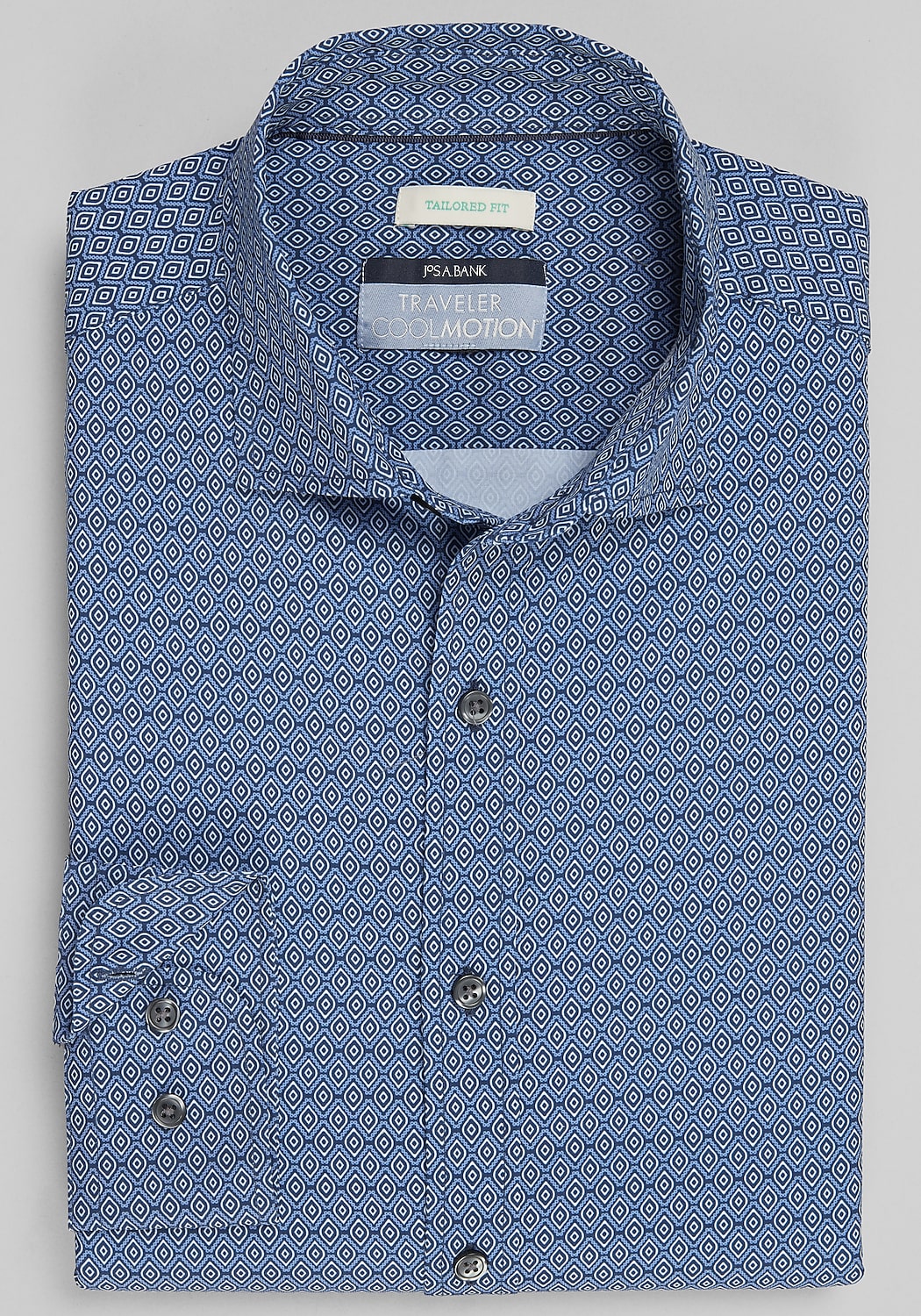 Traveler Collection Tailored Fit Retro 4-Way Stretch Sportshirt - Big & Tall