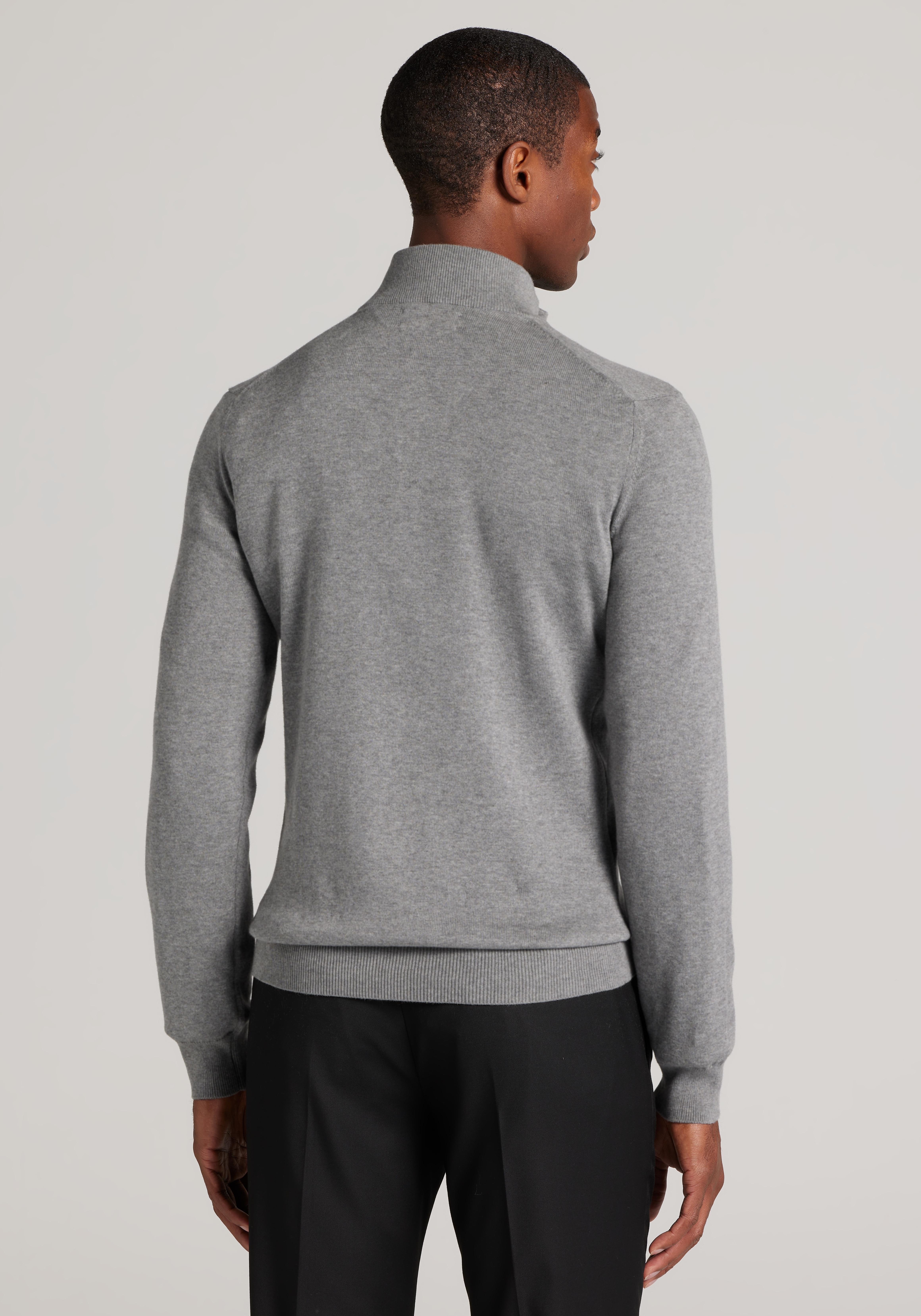 Jos. A. Bank Tailored Fit Pima Cotton 1/4-Zip Sweater
