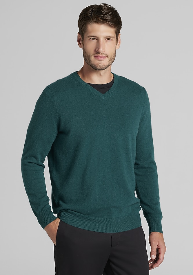 Reserve Collection Tailored Fit Cashmere Sweater Big Tall