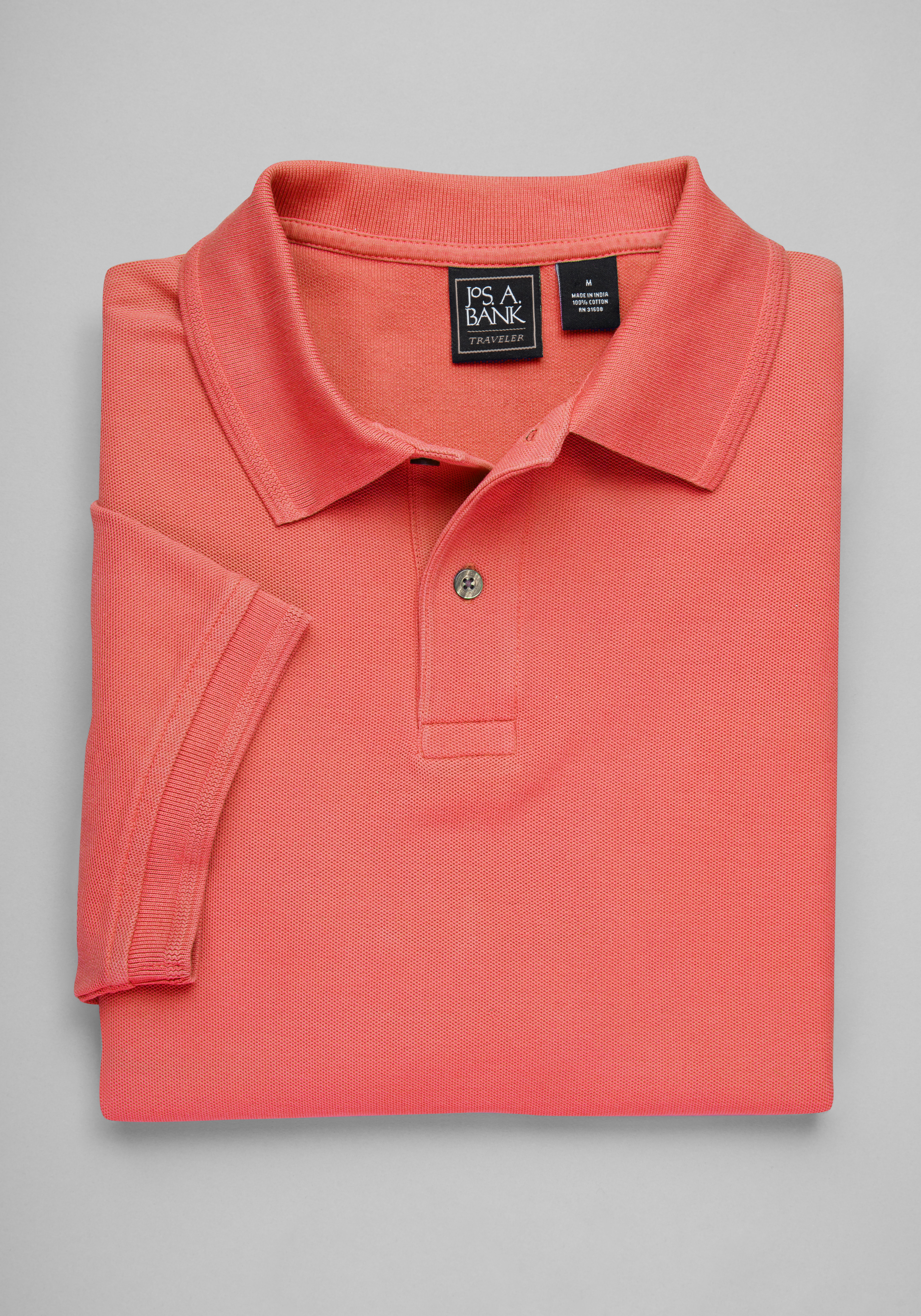 big and tall pink polo shirts