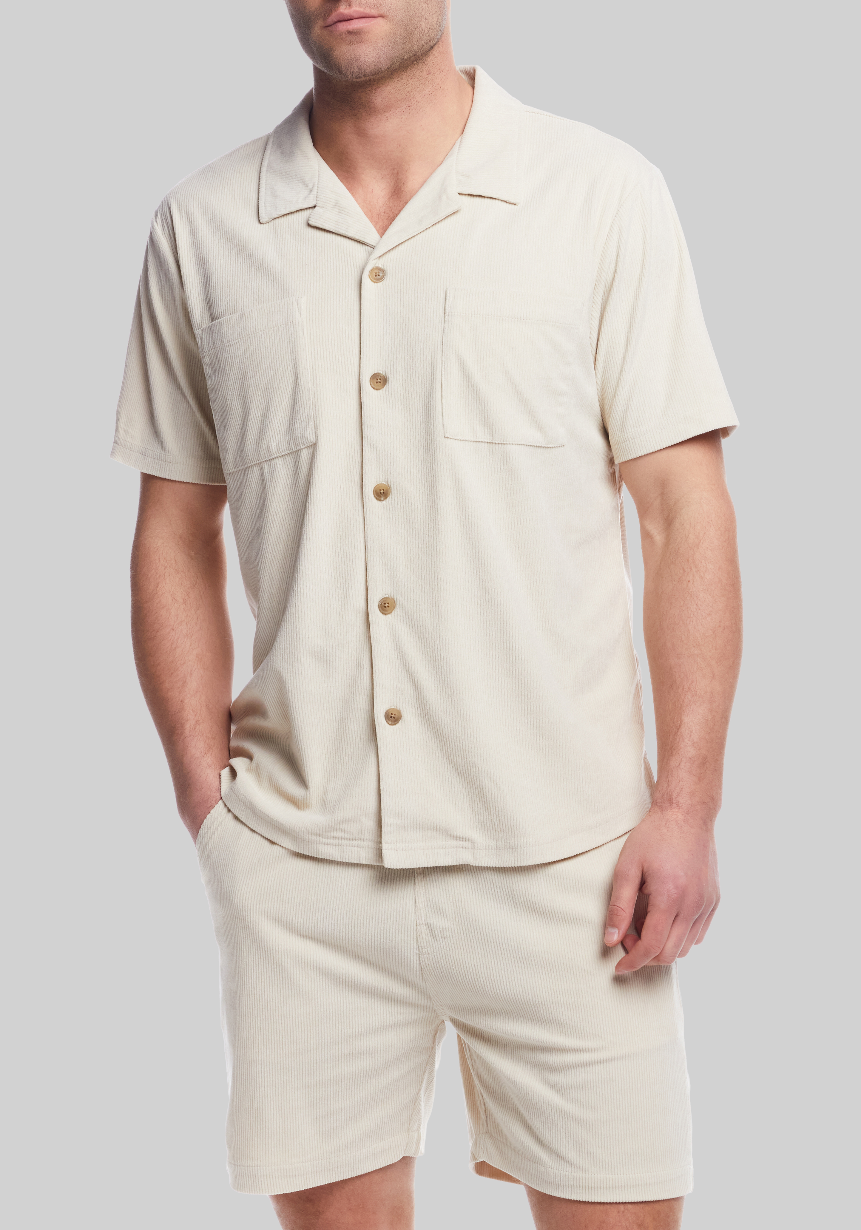 Men's Casual Tops, Weatherproof Vintage Traditional Fit Corduroy Cabana Shirt - Jos A Bank