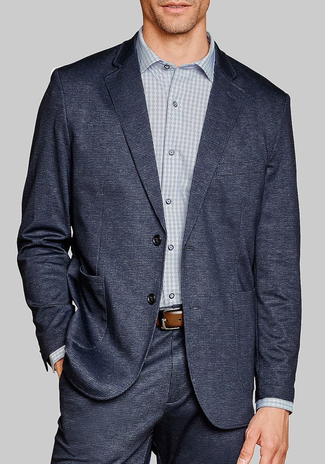 Johnston & Murphy Tailored Fit XC Flex Knit Blazer