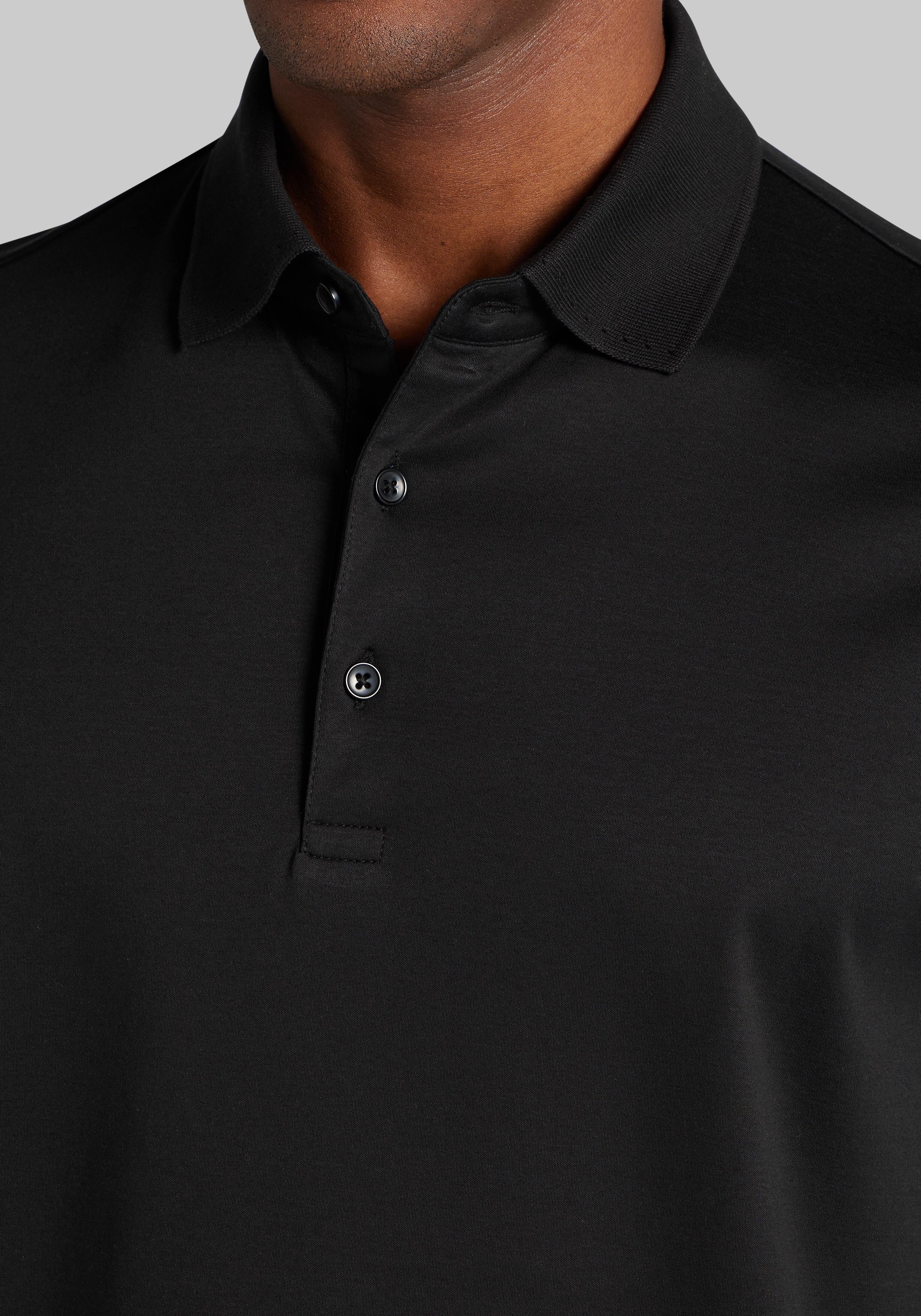 Jos. A. Bank Traditional Fit Liquid Cotton Interlock Polo