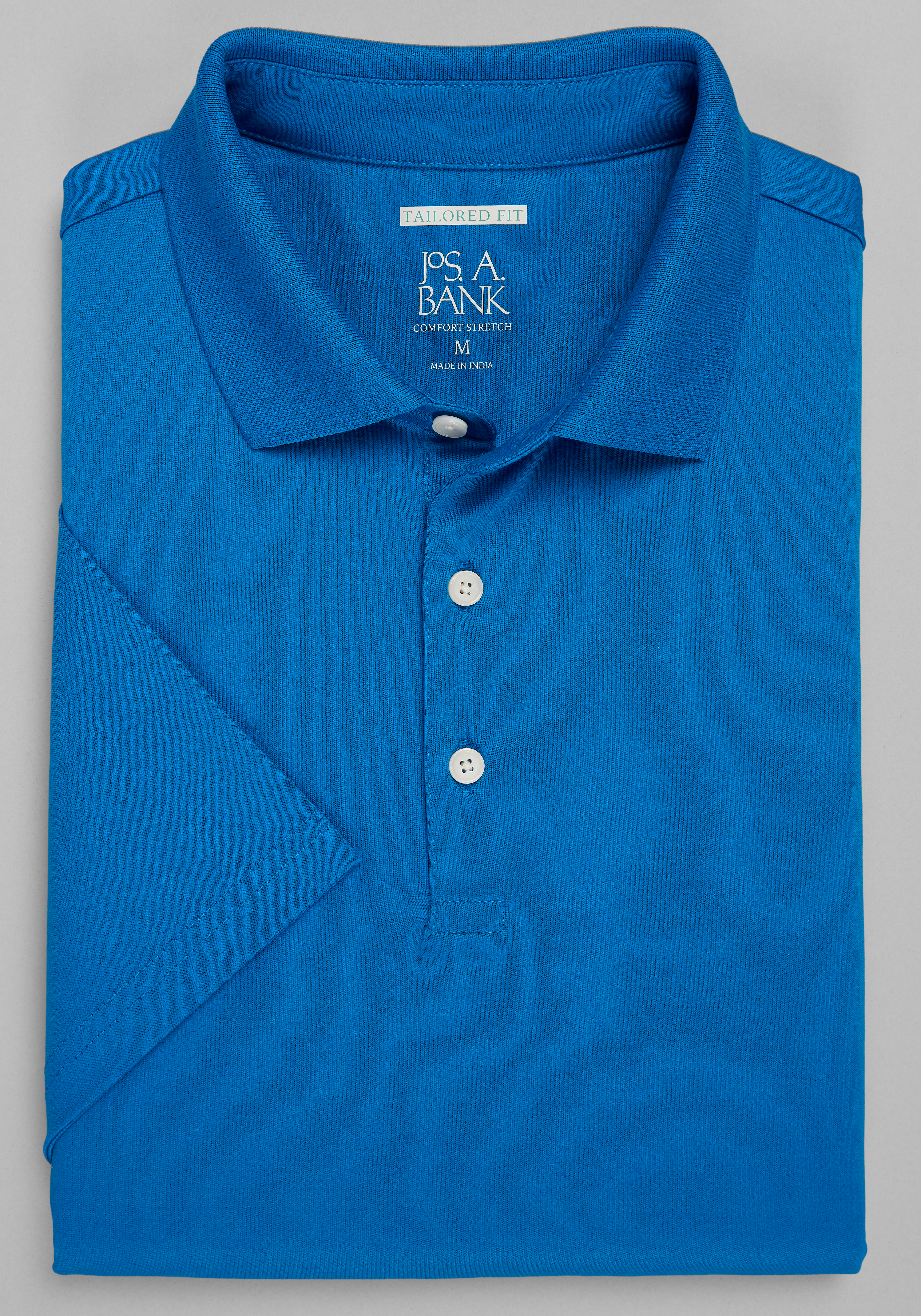 Men's CLEARANCE, Jos. A. Bank Tailored Fit Interlock Polo Shirt CLEARANCE - Jos A Bank