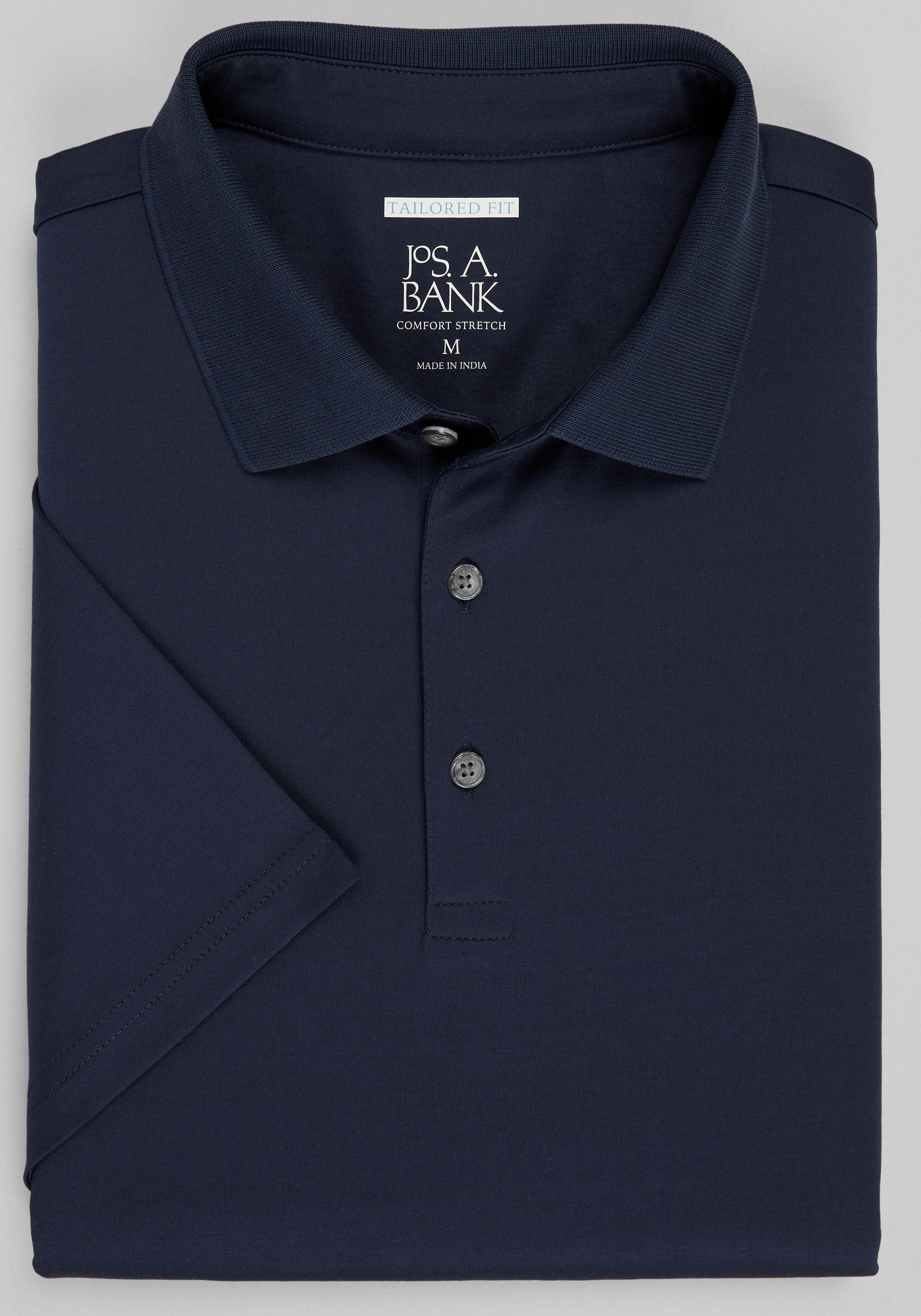 Men's CLEARANCE, Jos. A. Bank Tailored Fit Interlock Polo Shirt CLEARANCE - Jos A Bank