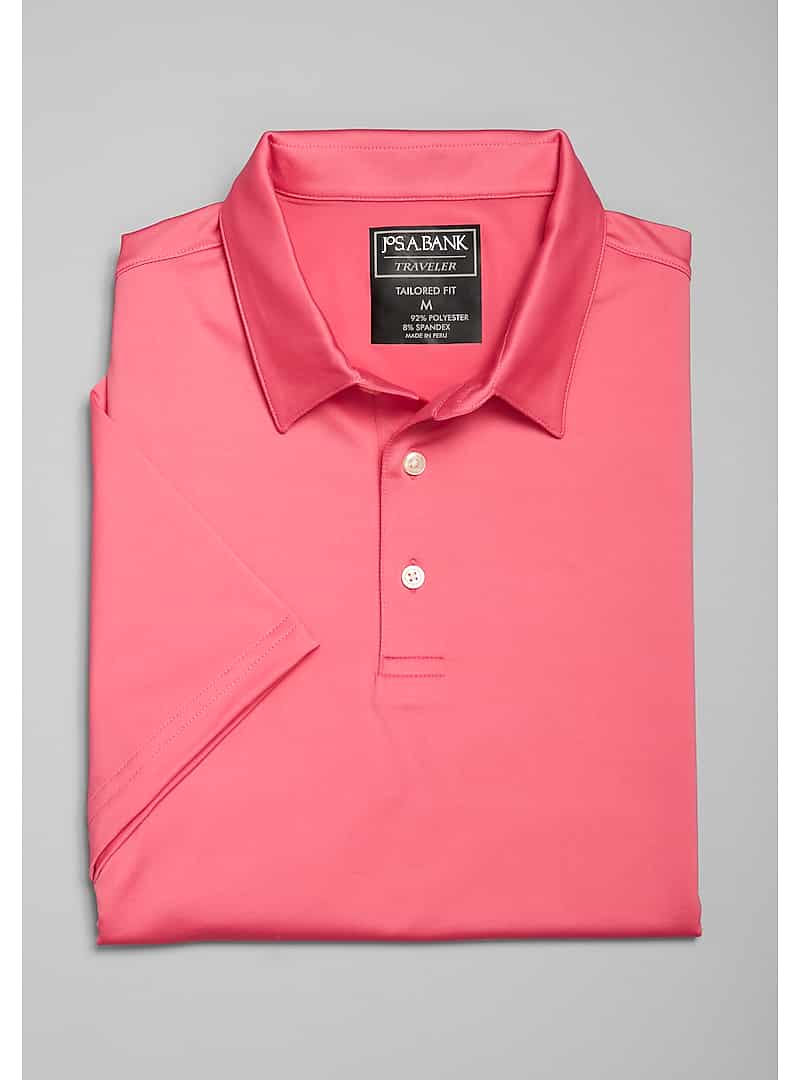 Traveler Collection Tailored Fit Short Sleeve Men's Performance Polo