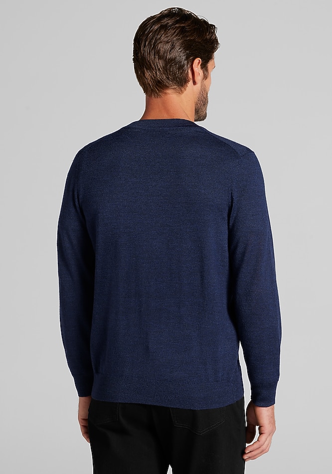 Traveler Collection Tailored Fit Merino Wool Cardigan Sweater