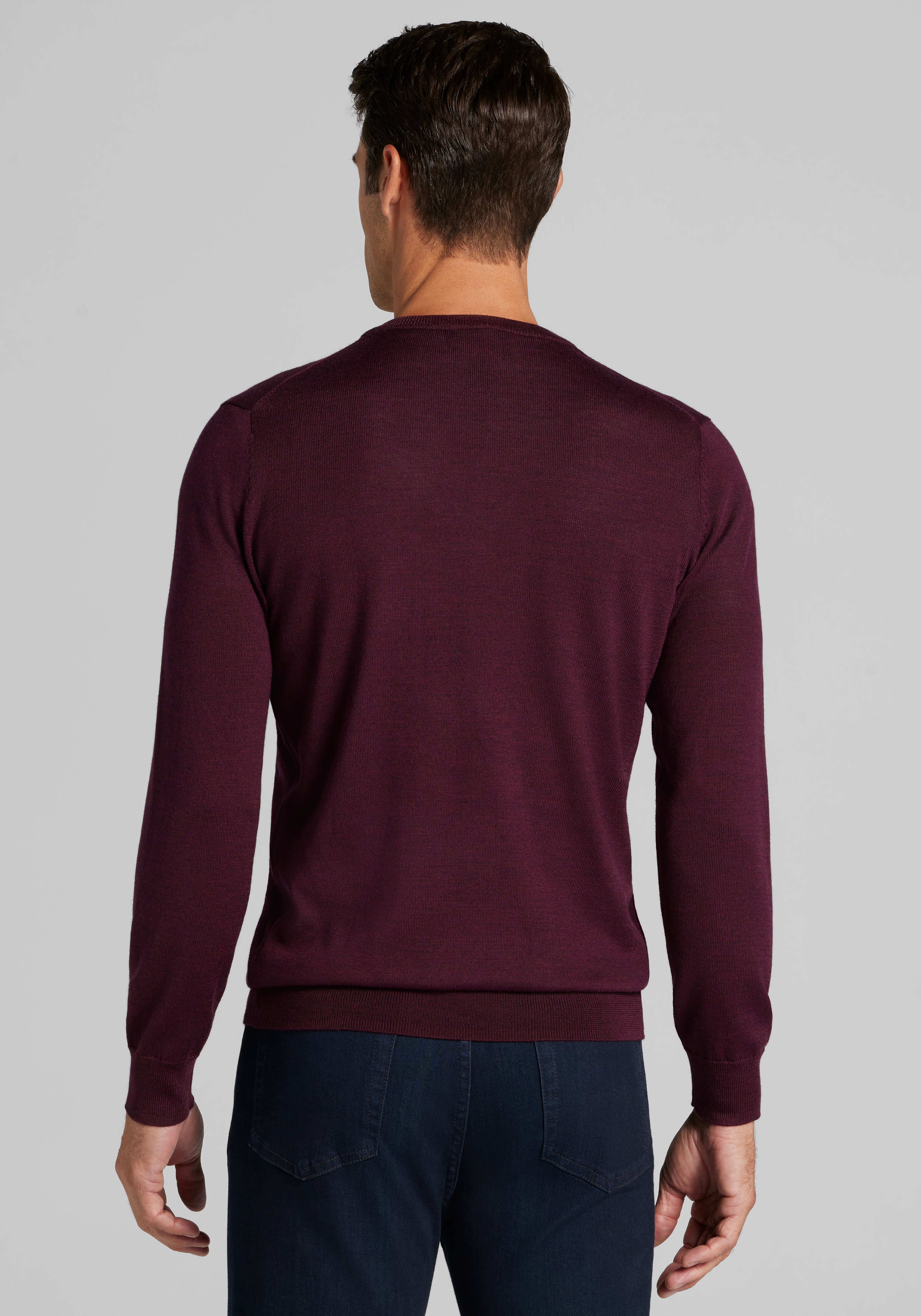 Traveler® Performance Tailored Fit Merino V-Neck Sweater CLEARANCE