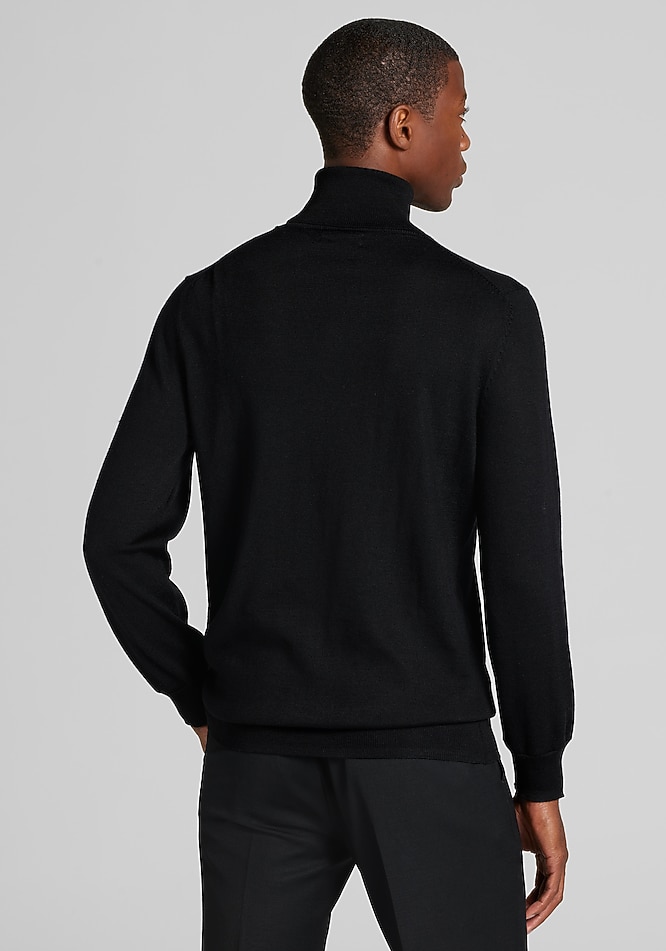 Traveler® Collection Tailored Fit Merino Wool Turtleneck Sweater