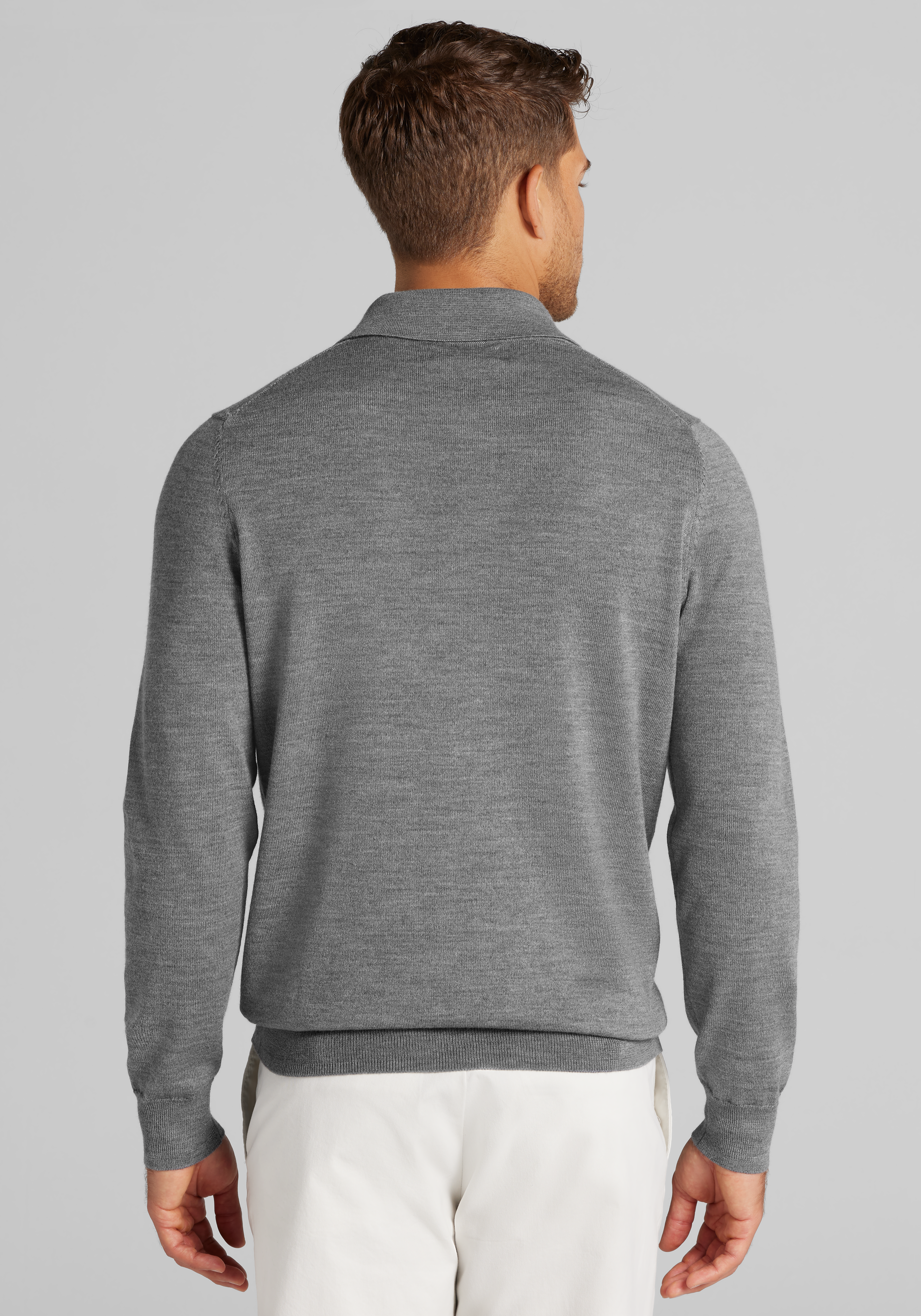 Traveler® Performance Tailored Fit Merino Polo Sweater CLEARANCE