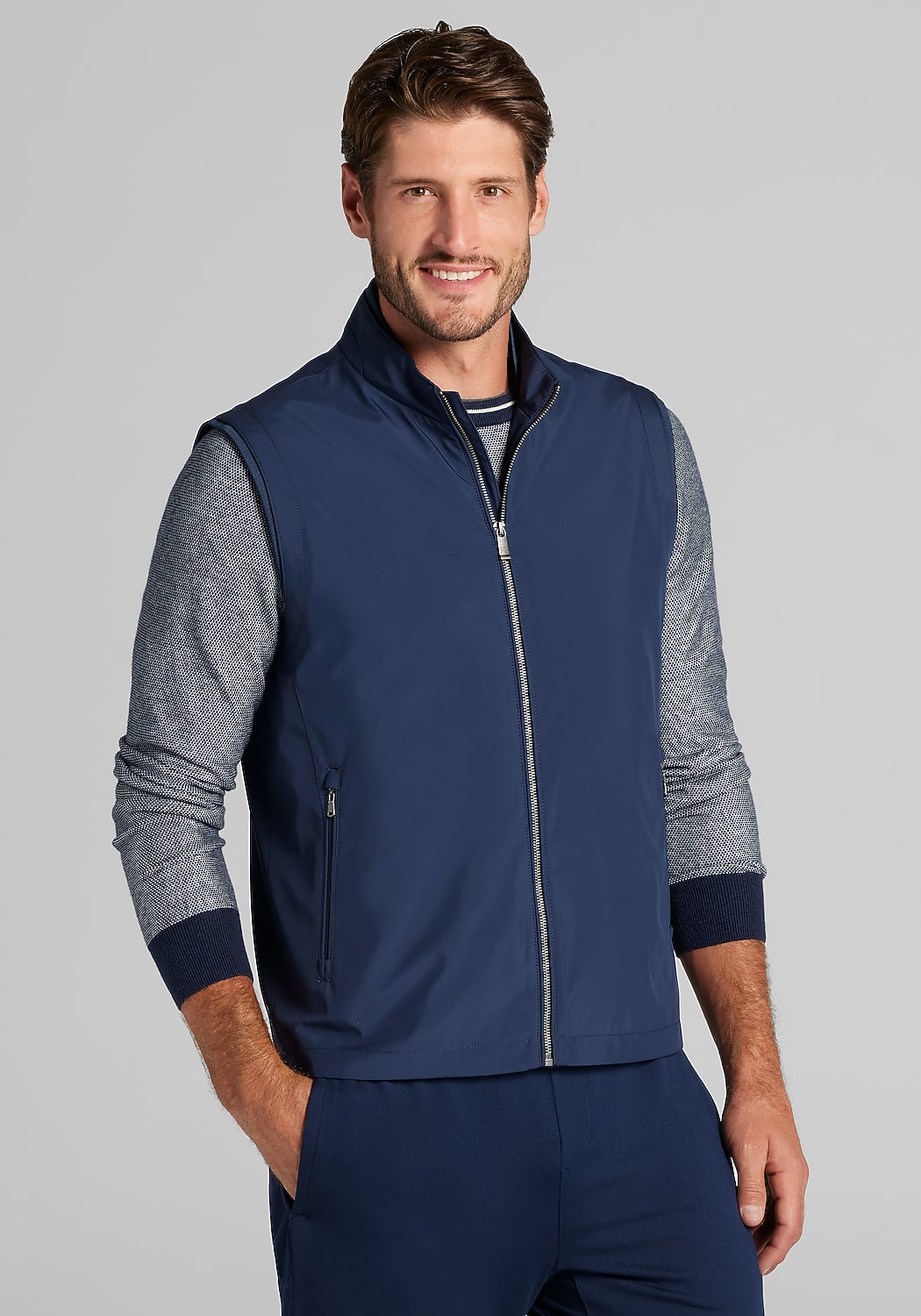 Traveler&reg; Collection Tailored Fit Tech Golf Vest - Big & Tall