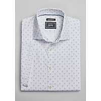 1905 Navy Collection Tailored Fit Sailboat Print Sportshirt