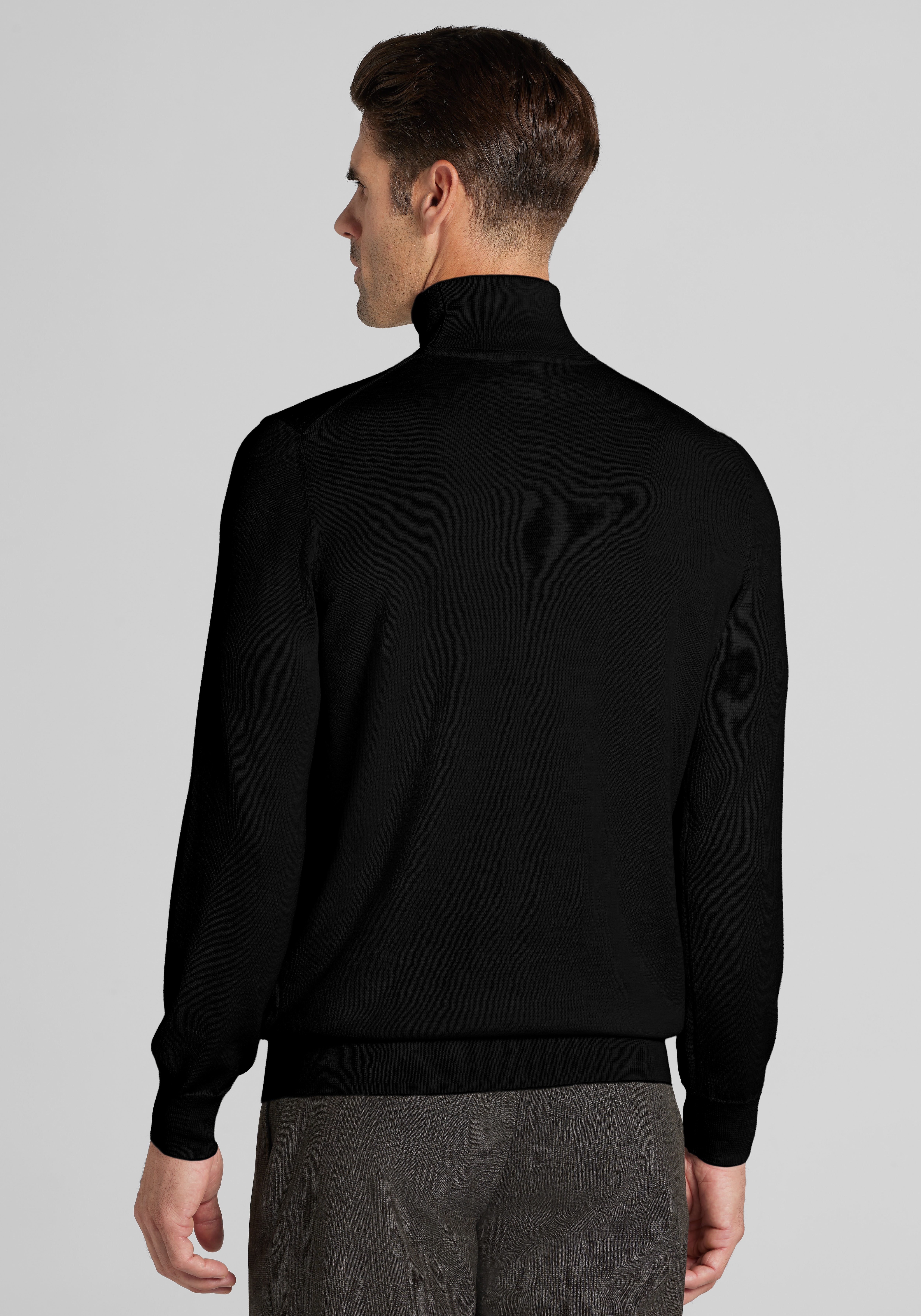 Traveler® Traveler Collection Tailored Fit Merino Wool Blend Turtleneck Sweater