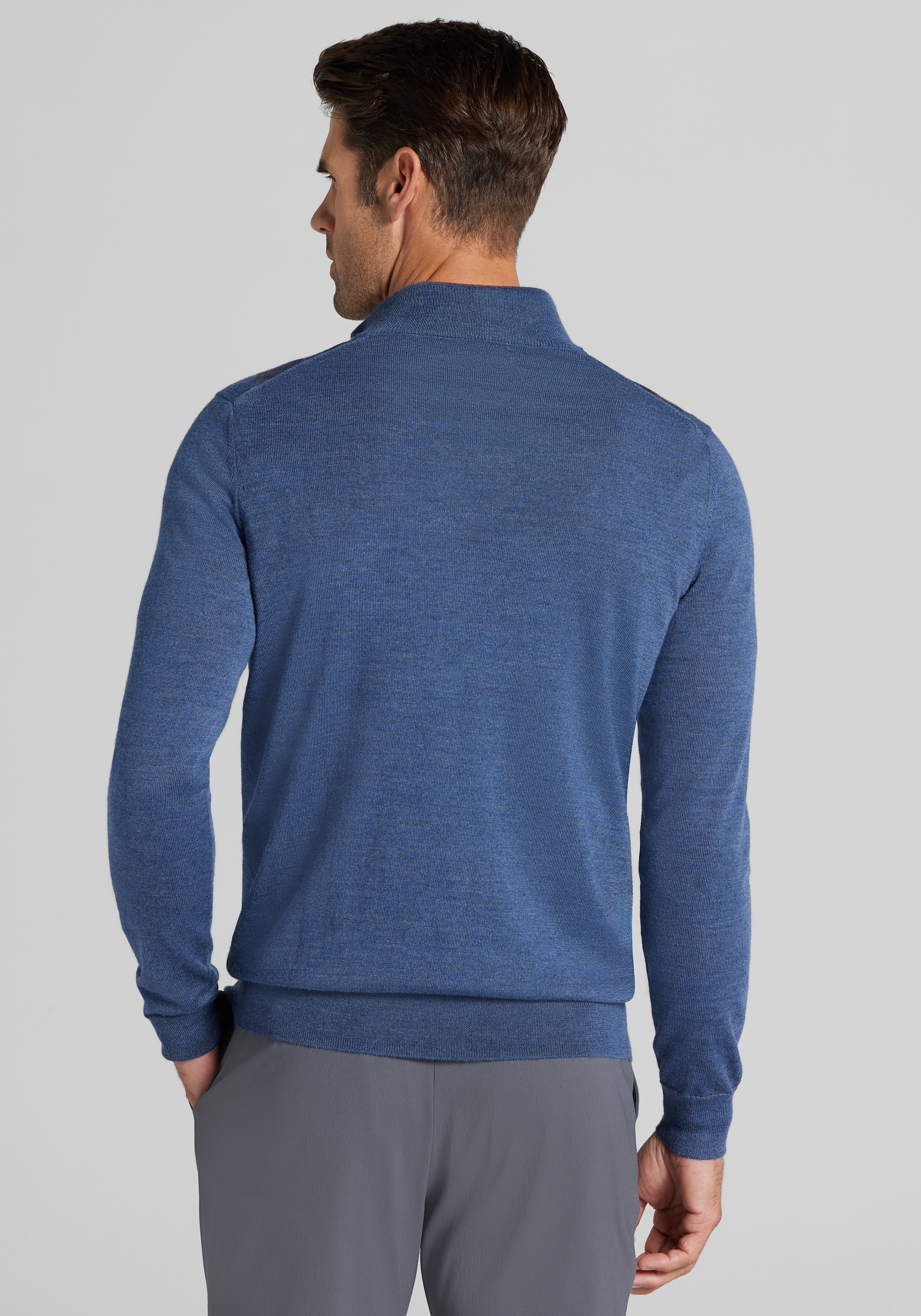 Traveler® Collection Tailored Fit Argyle Merino Wool Blend Sweater