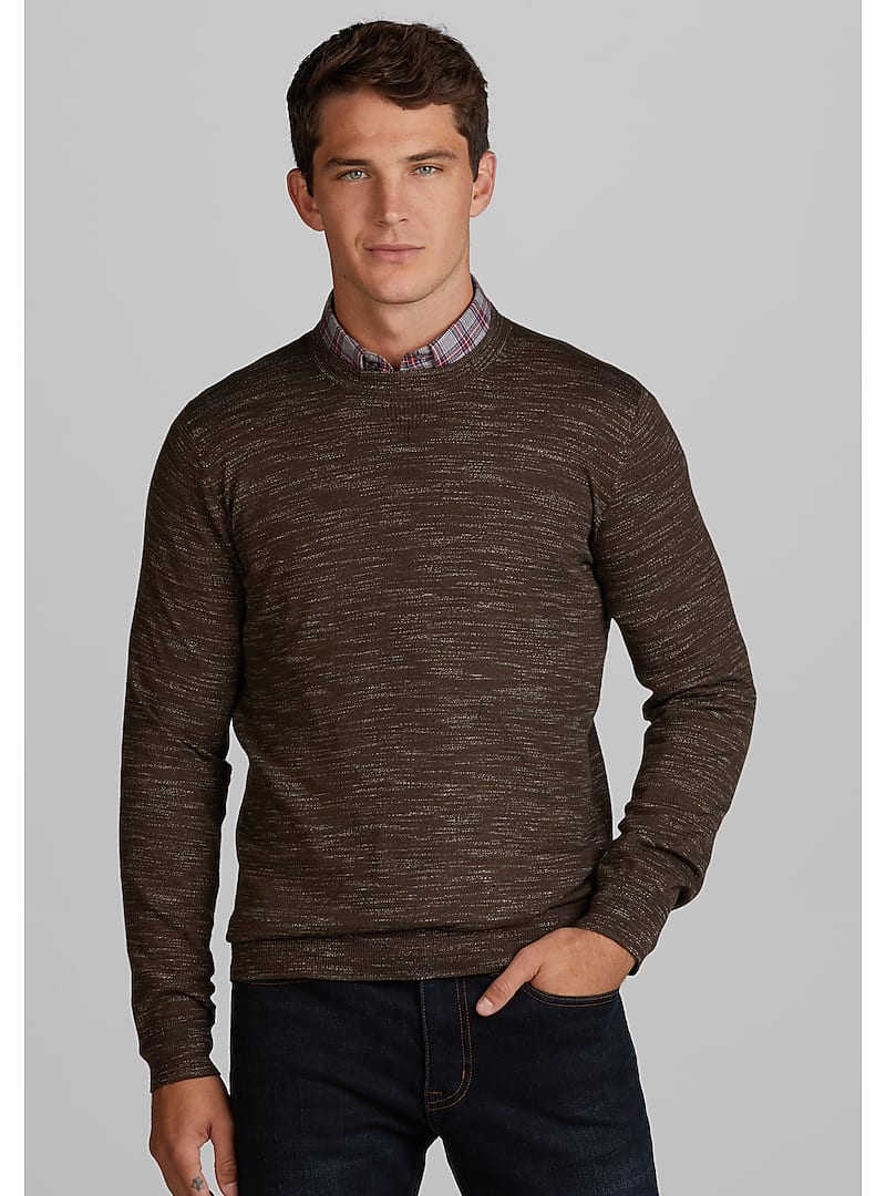1905 Collection Slim Fit Variegated Sweater - 1905 Sweaters | Jos A Bank